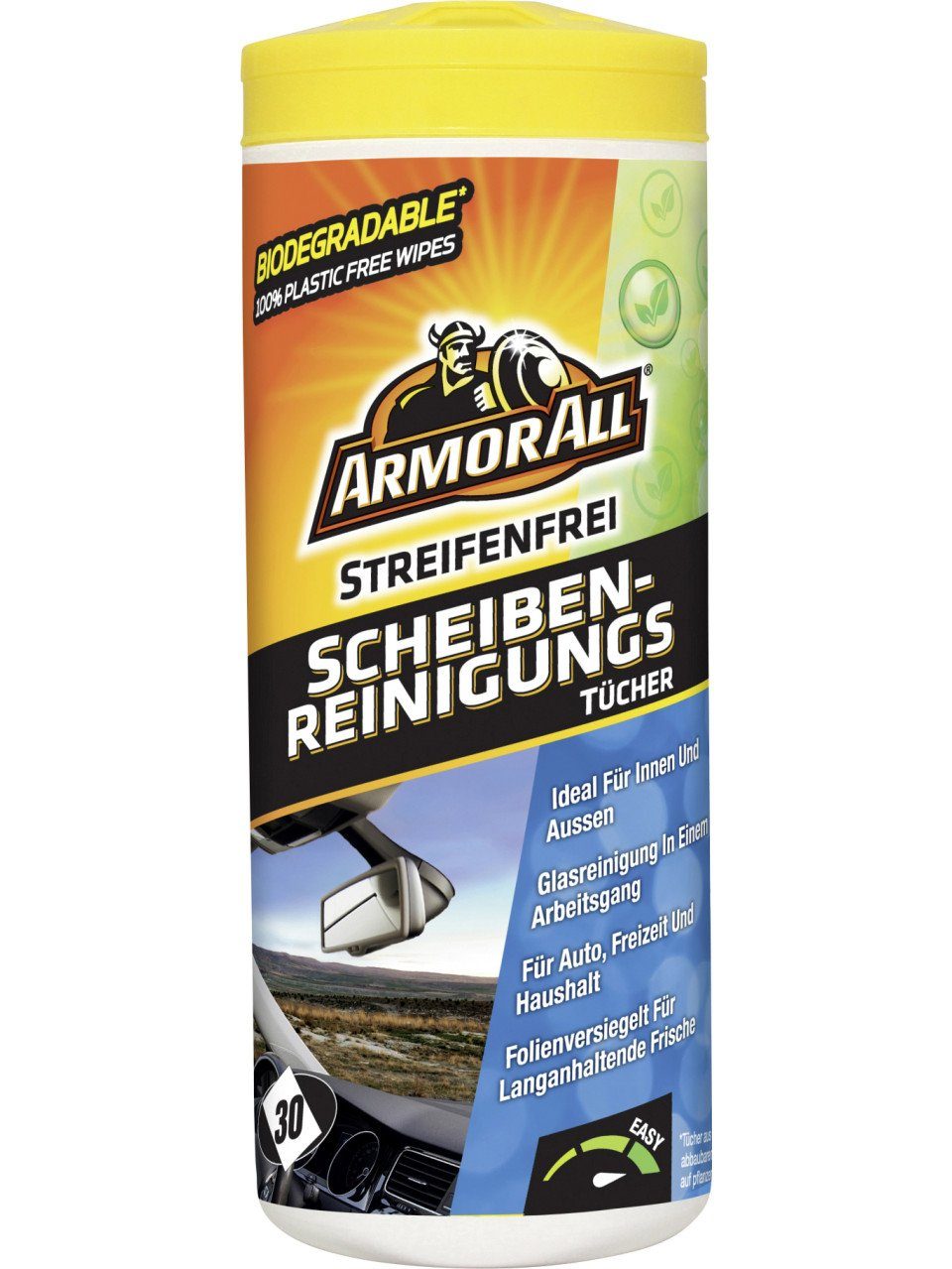 Armor All Scheibenreinigungstücher-Box 30 Tücher Autopolitur