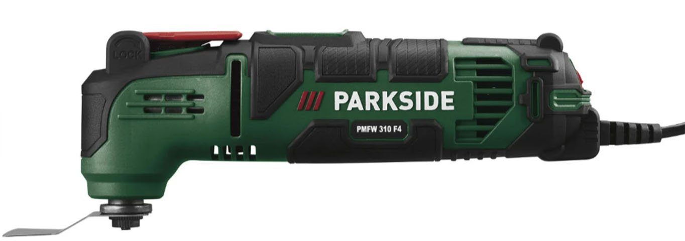 Parkside Elektro-Multifunktionswerkzeug PMFW mit F4, 5 Aufsätzen, V 230 310