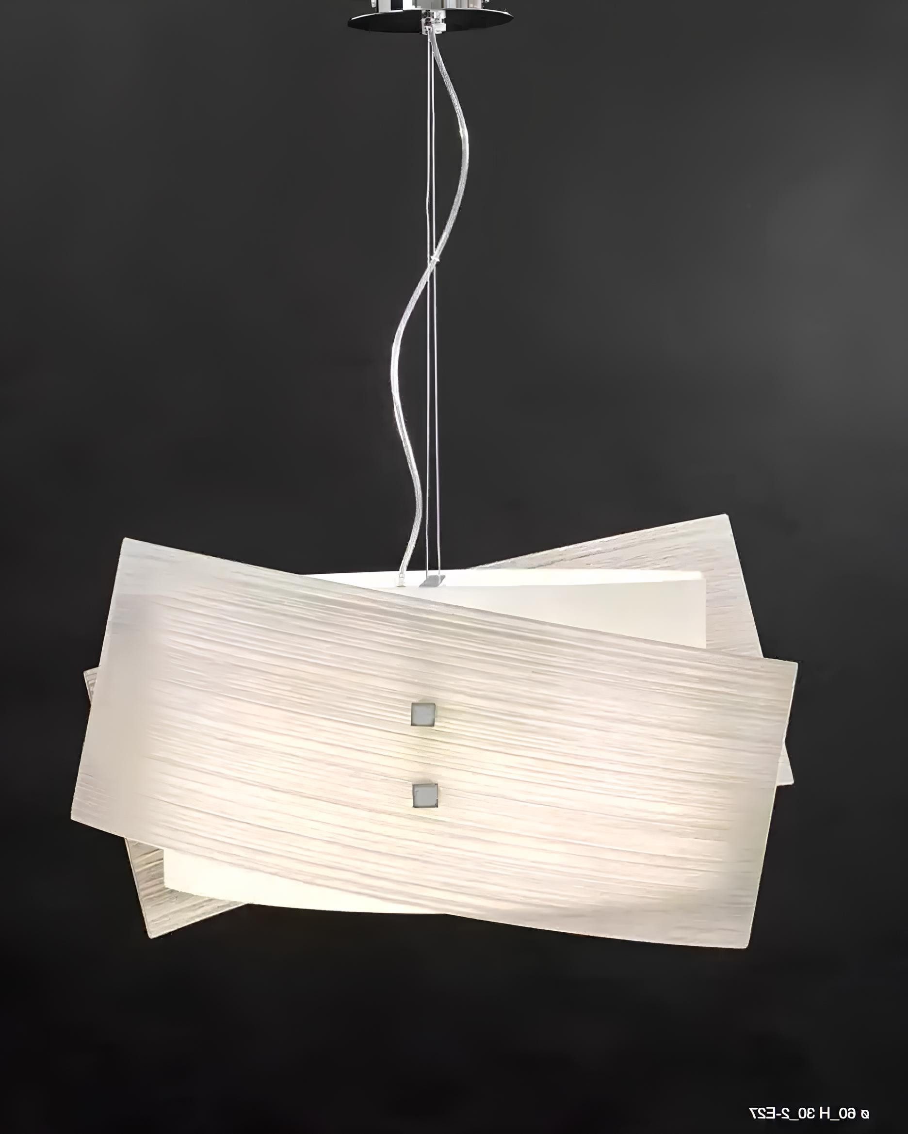 Xlmoebel Deckenleuchte Klassische weiße Hängeleuchte mit elegantem Design, Hergestellt in Europa