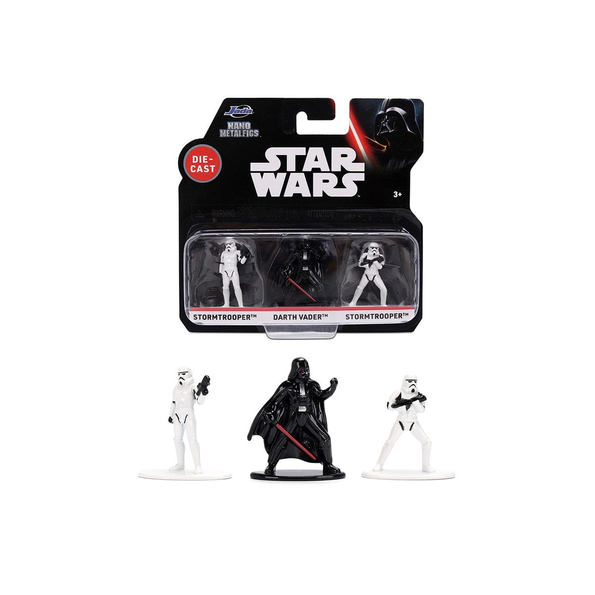 Simba Dickie Merchandise-Figur Figur STAR WARS Nano 3 Stück