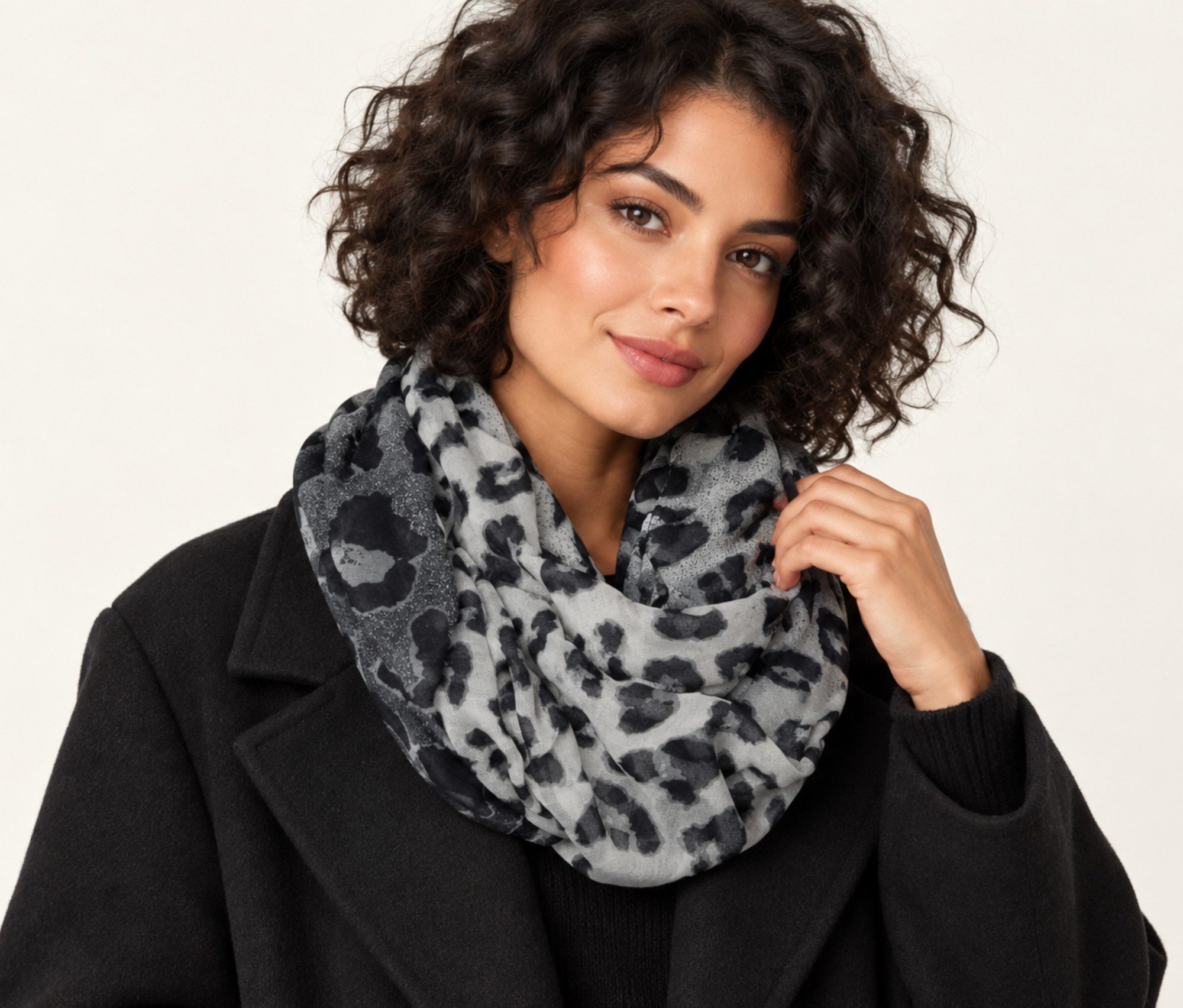 Ella Jonte Loop, Leopard mit feinem Farbverlauf - extrabreit und leicht