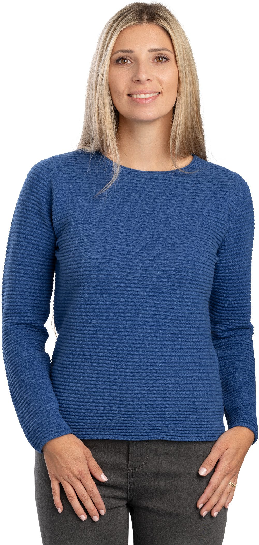 belmina Strickpullover Hochwertiger Baumwoll-Strick