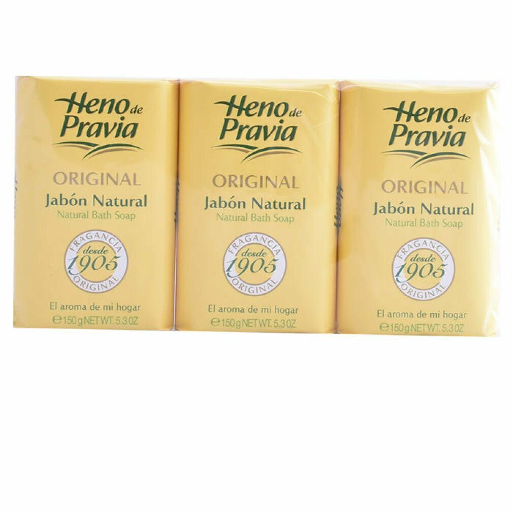 LOTE NATURAL JABON Heno De ORIGINAL Pravia Duschgel x 3 150 gr