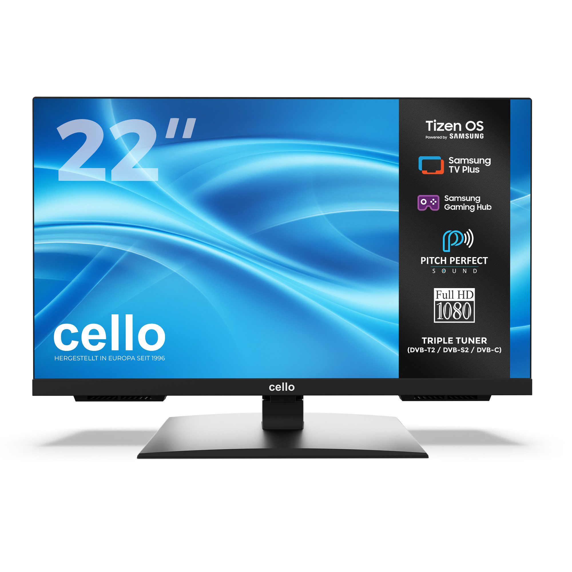Cello C2226TZH LED-Fernseher (55 cm/22 Zoll, Full HD, Smart-TV)