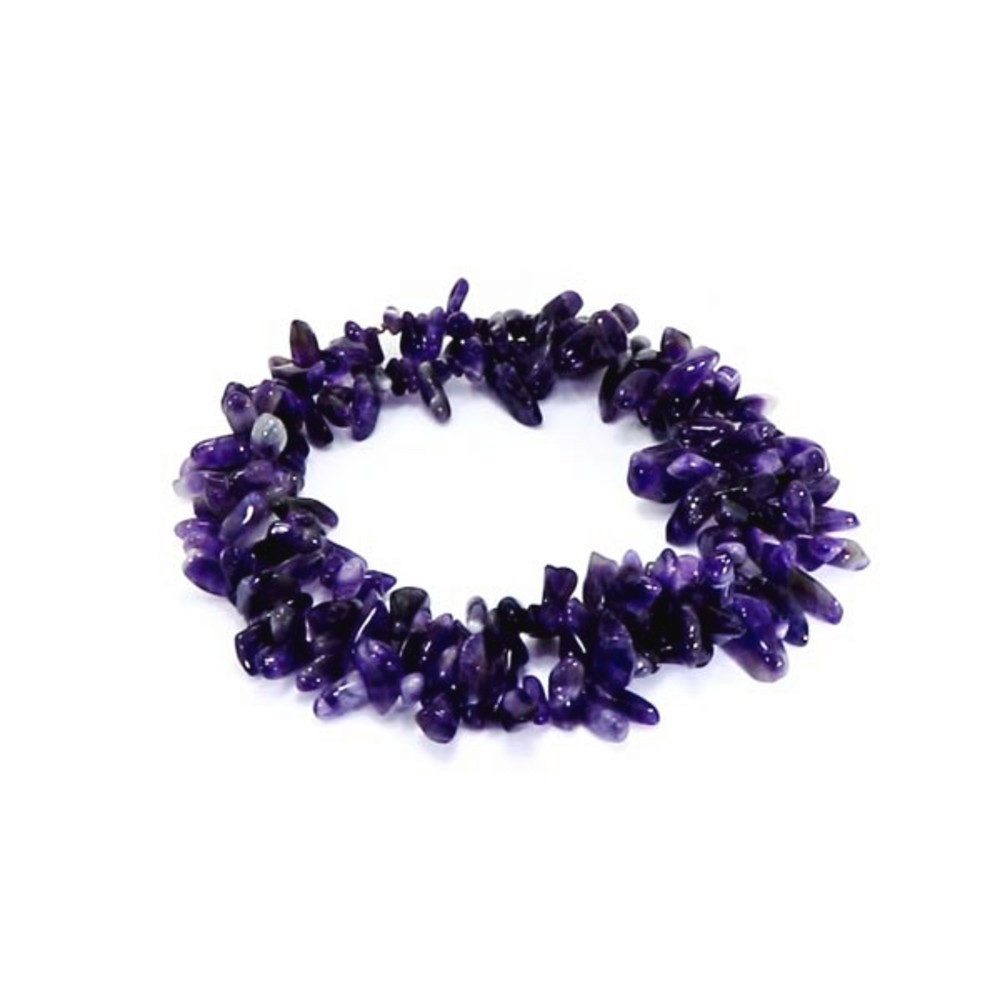 Cavill Silberkette Cavill vergoldete Amethyst Halskette 70 cm, 7,08 ct lila Perlen (1-tlg)