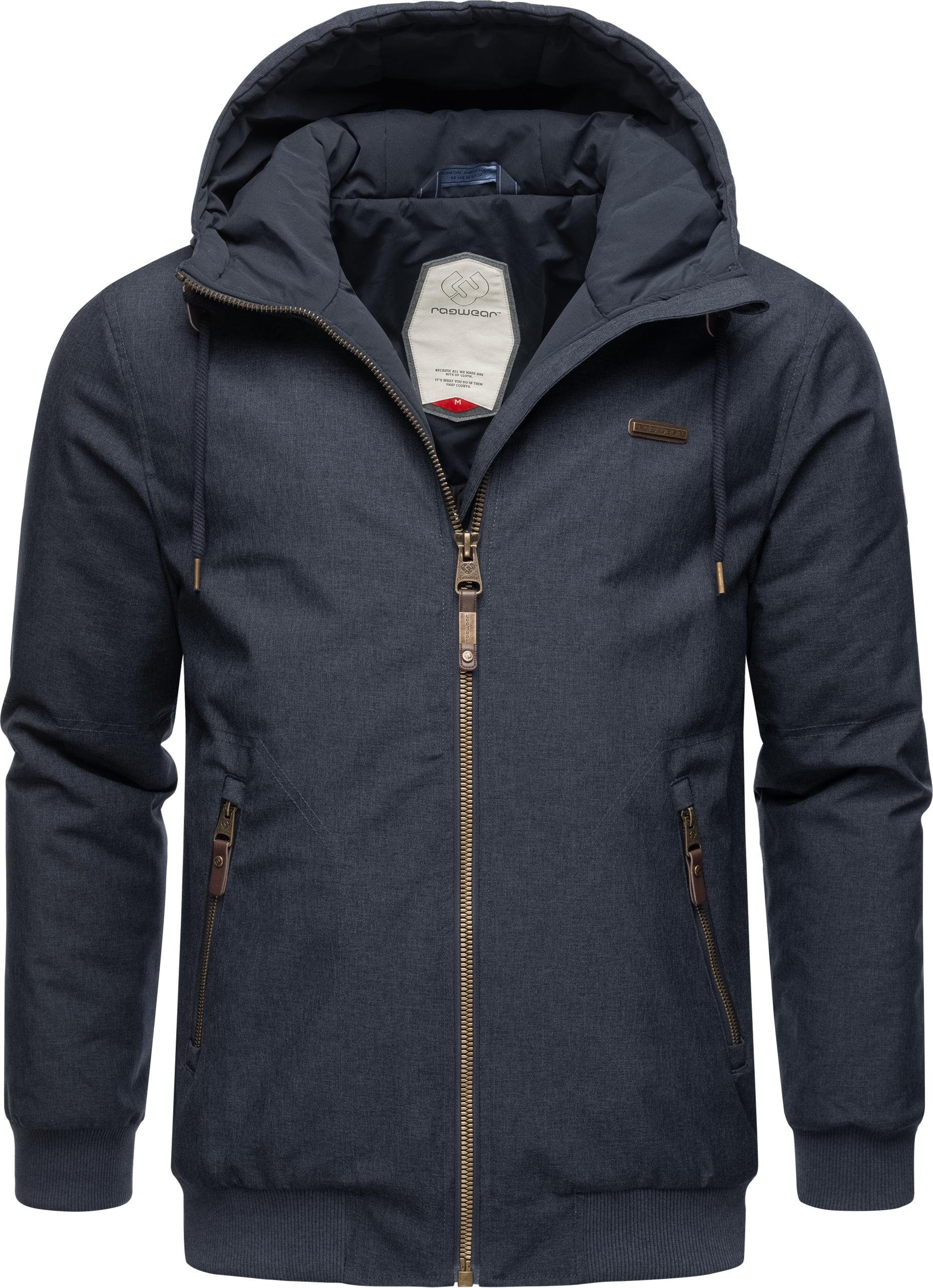 Ragwear Winterjacke Stewie wasserdichte Herren Outdoorjacke mit großer Kapuze
