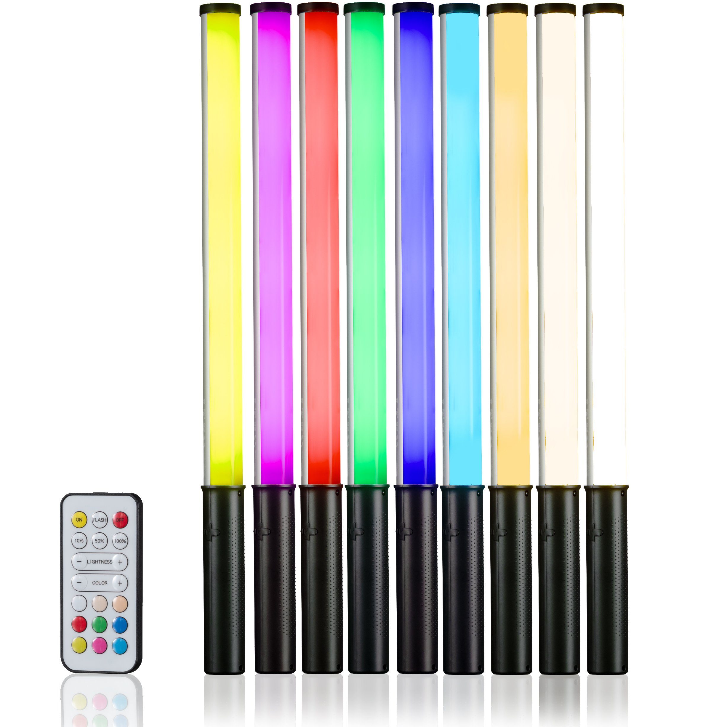 BRESSER Tageslichtlampe BRESSER BR-10RGB LED Tube 10W