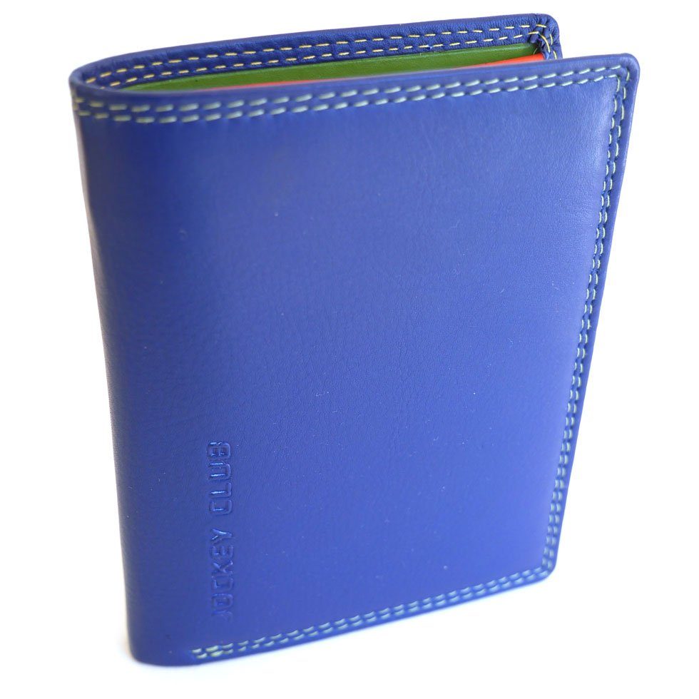JOCKEY CLUB Geldbörse BO-KAAP M, hochkant, innen multicolor, 8 Kartenfächer, 2 Scheinfächer, Echtleder