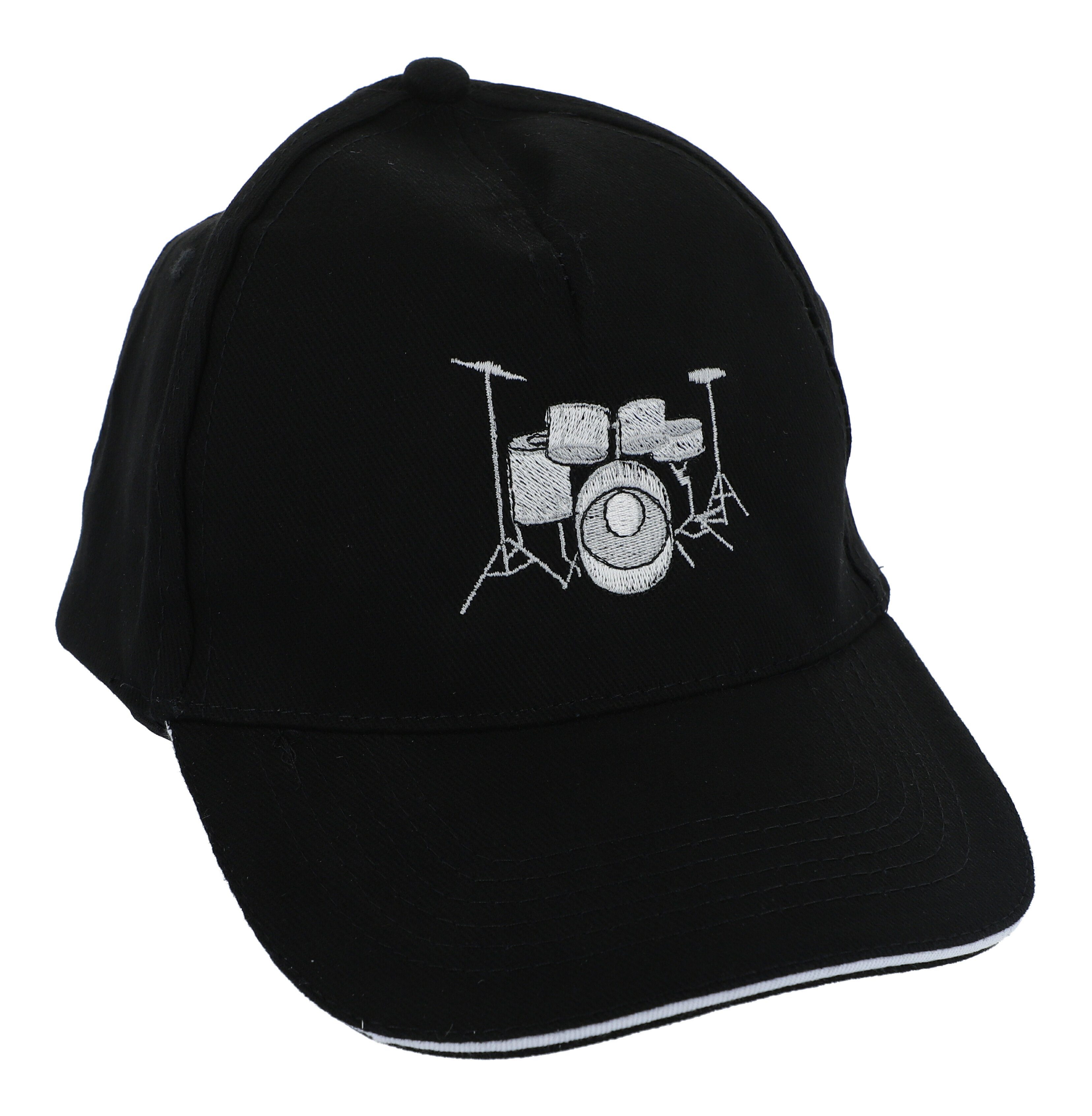 Musikboutique Baseball Cap Musik, Schlagzeug gestickt