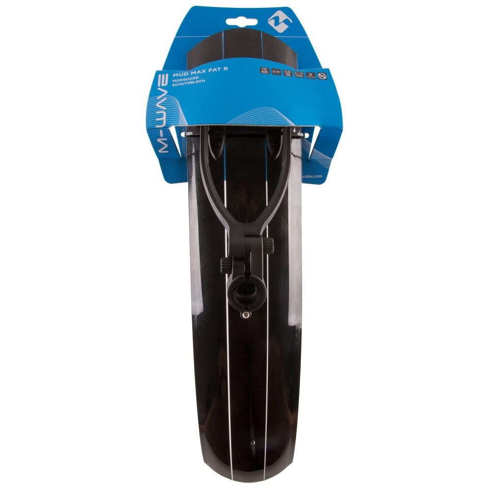M-Wave Schutzblech M-WAVE Mud Max Fat R Hinterrad-Schutzblech 24-29 Zoll robuster Spritz-