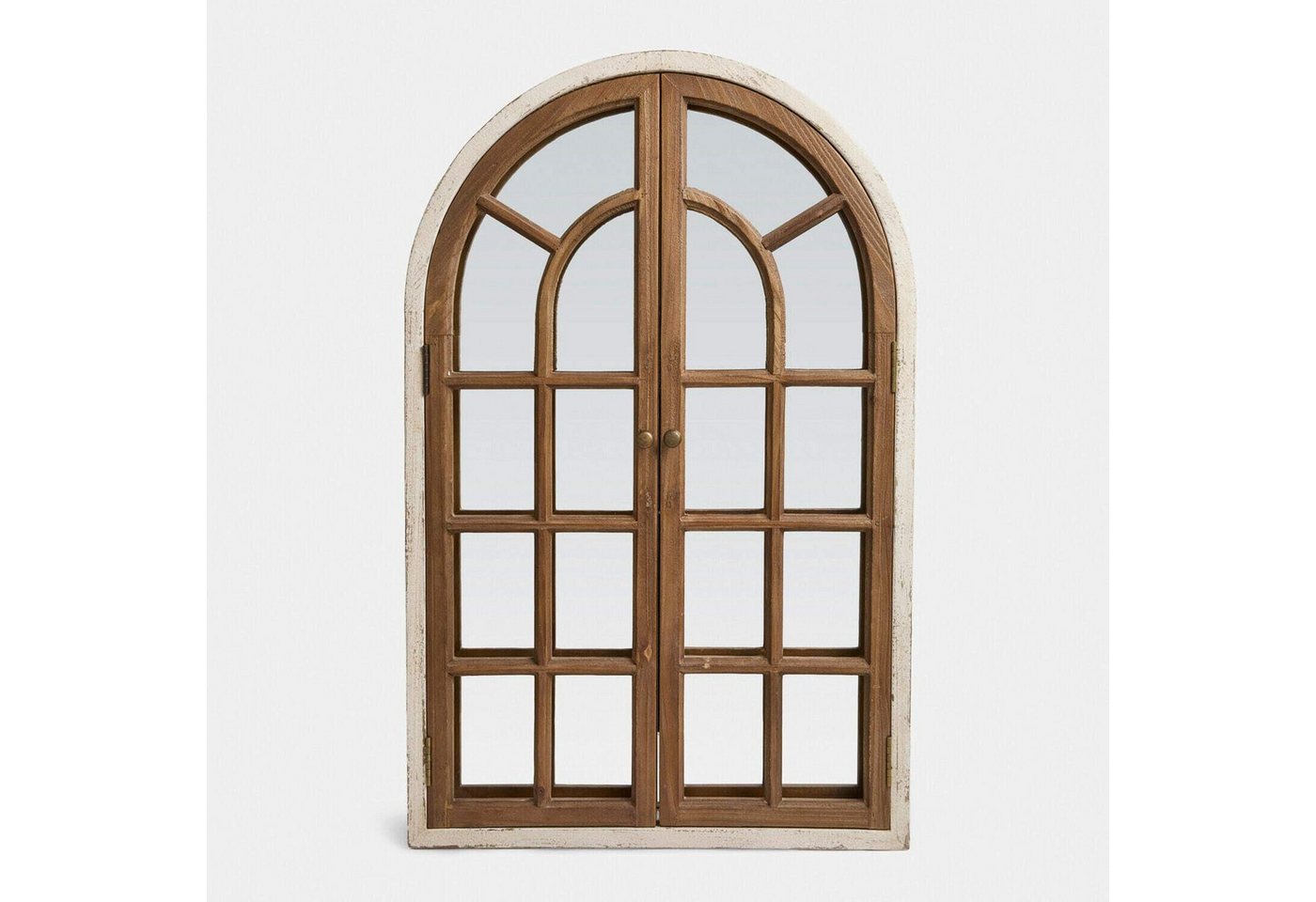 Mirabeau Spiegel Deko-Fenster mit Spiegel Montévine braun