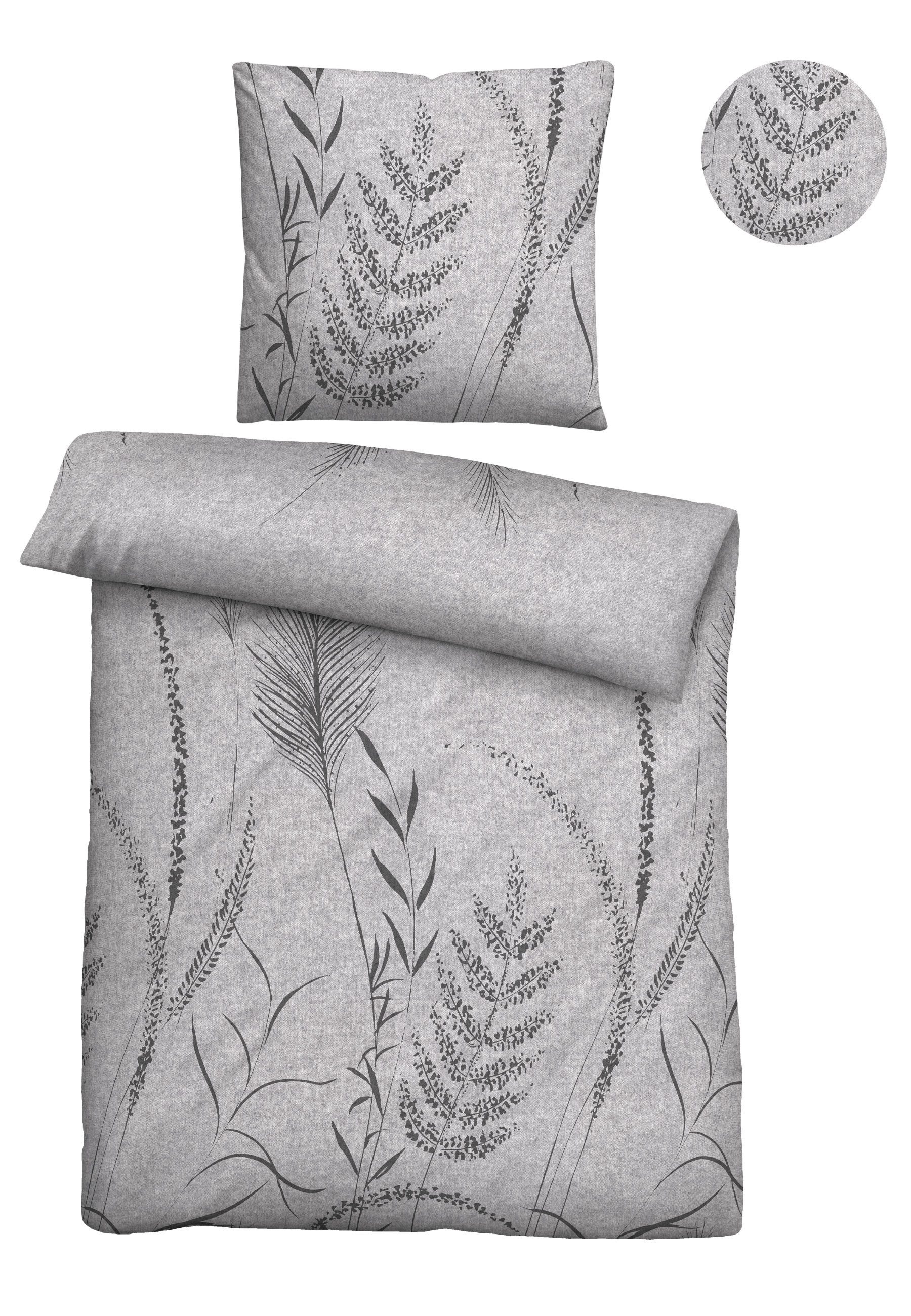 Biberna Bettwäsche 0840518, Flanell, 2 teilig, günstig online kaufen