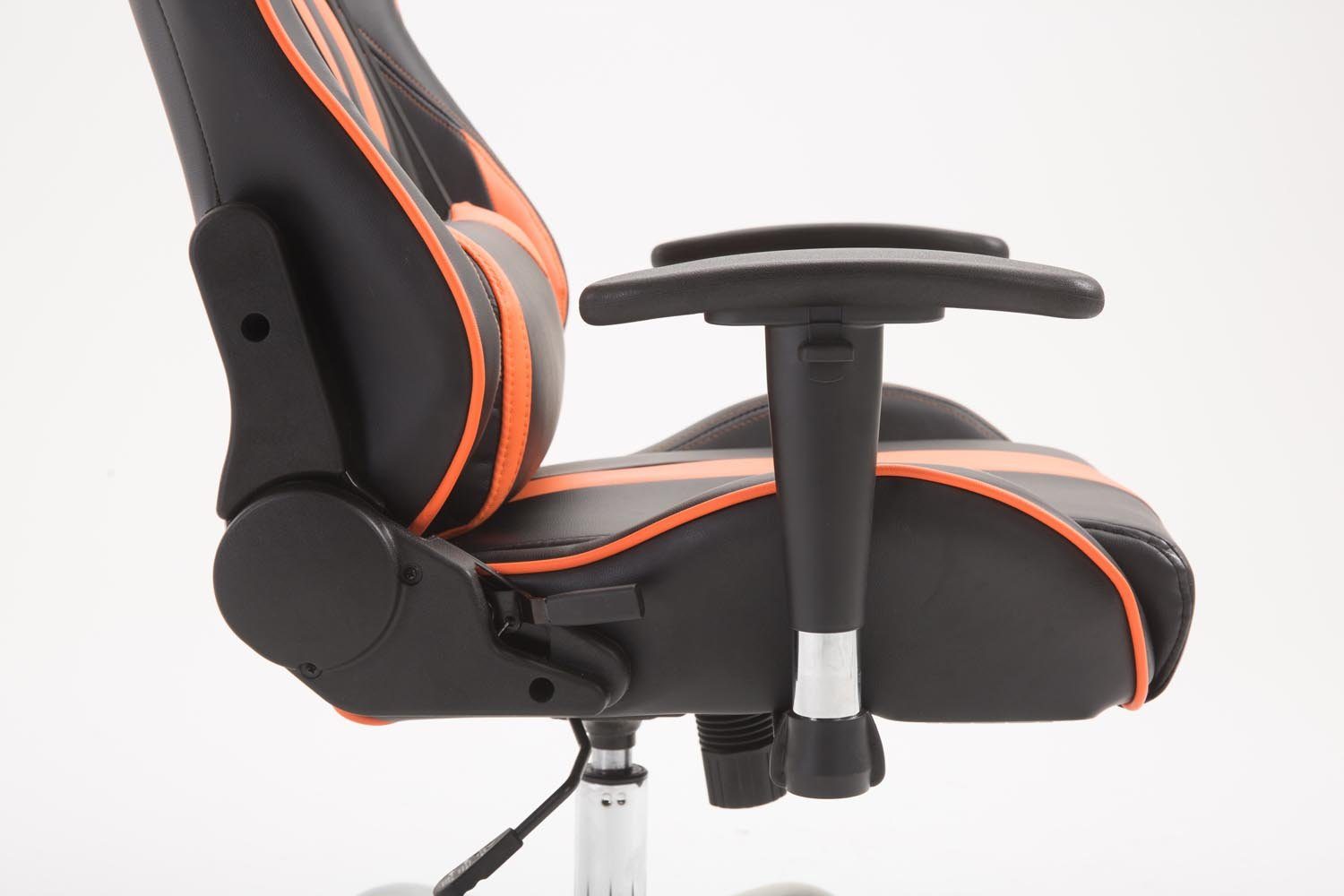 höhenverstellbar Kunstleder, Chair schwarz/orange drehbar V2 Limit und CLP Gaming