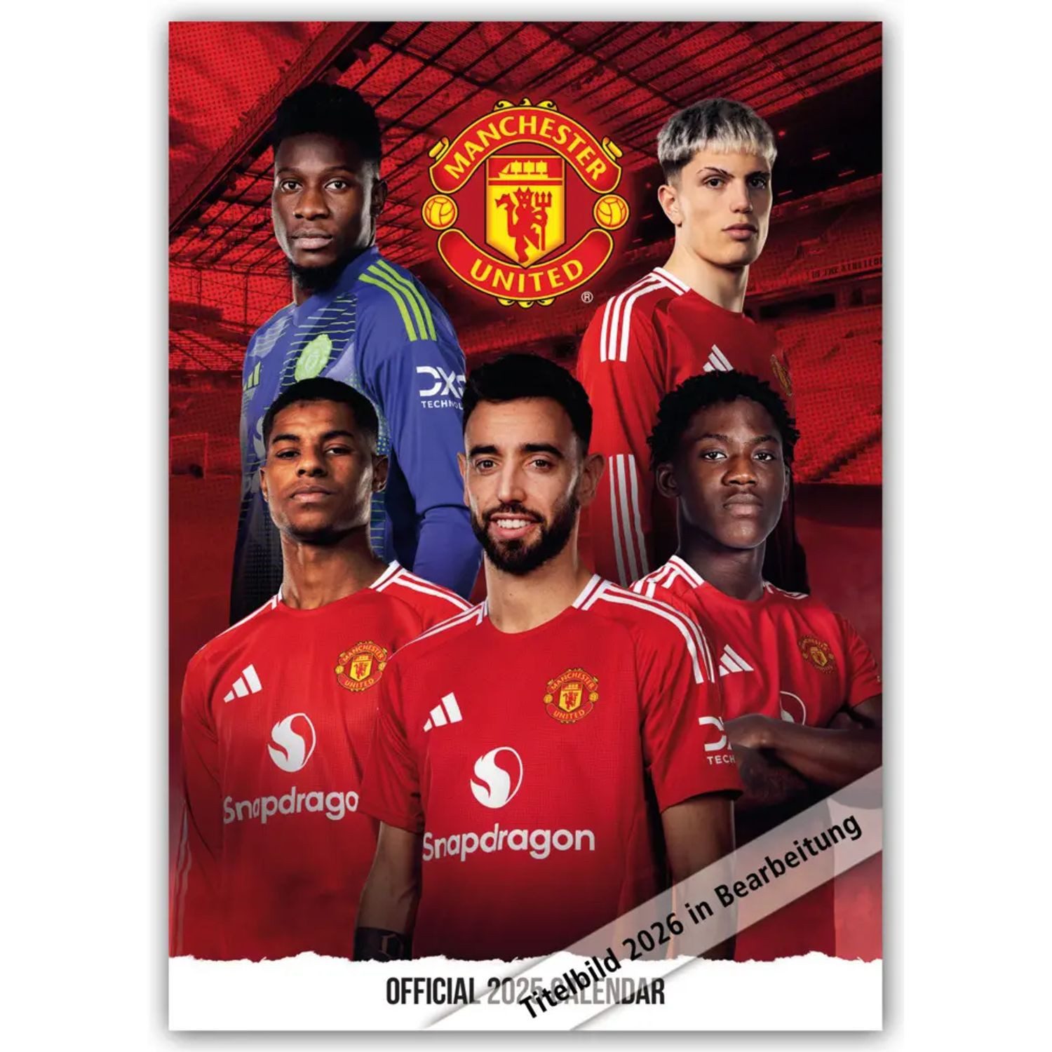 Wandkalender Manchester United FC 2026 - A3-Posterkalender
