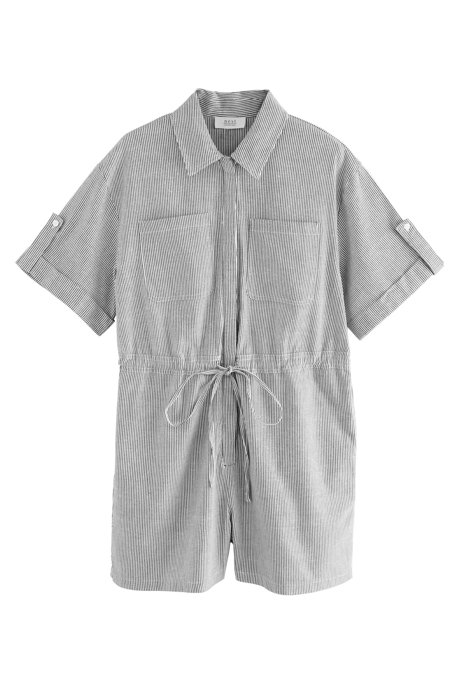 Next Playsuit Kurzärmeliger strukturierter Utility-Overall (1-tlg) günstig online kaufen