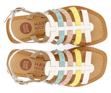 Gioseppo Kids BEYNAC Riemchensandale, Sommerschuh, Sandalette, Riemchen, mit pastellfarbenen Nieten