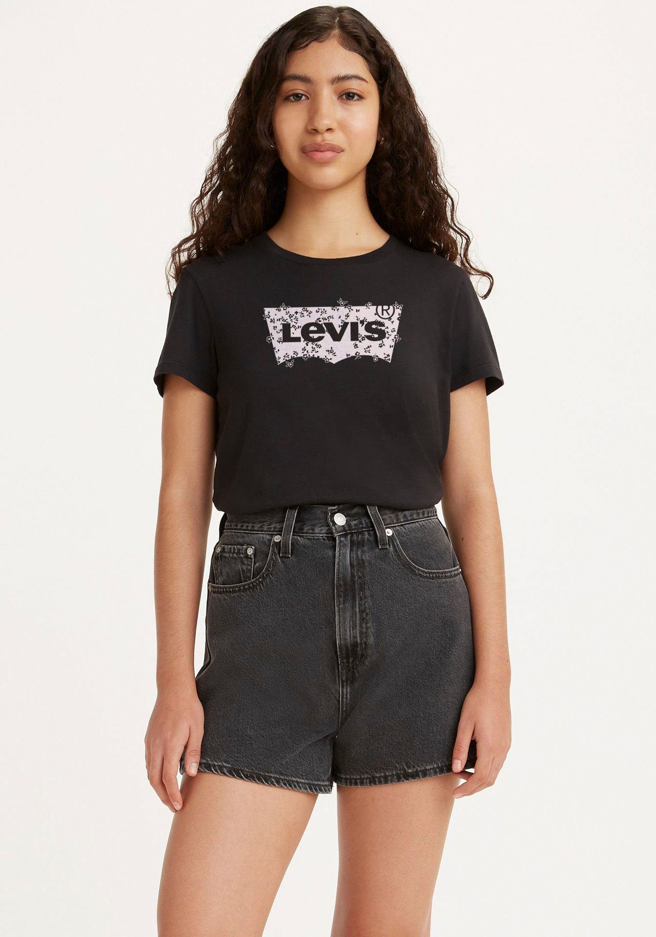 Levi's® T-Shirt FLORAL THE FILL BW MARA PERFECT TEE LSE