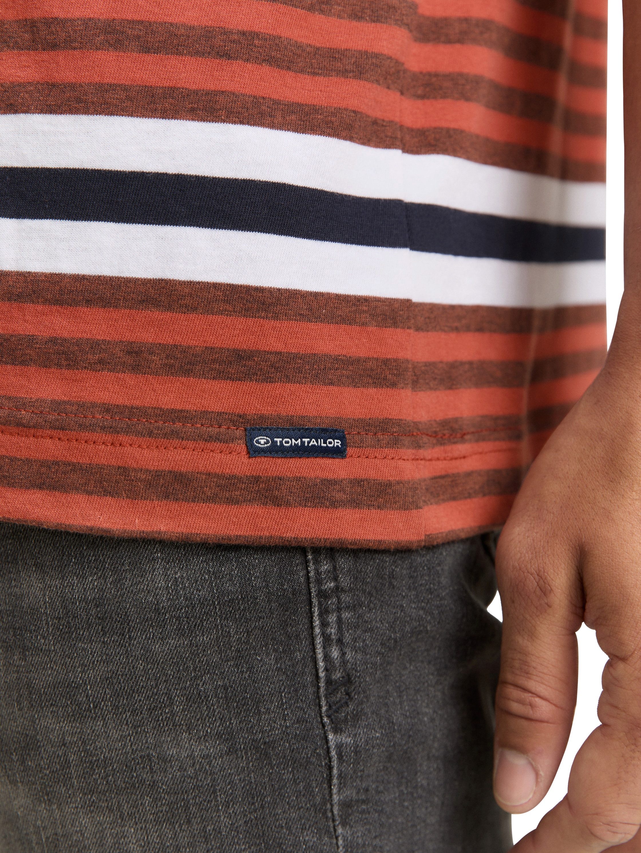 TOM TAILOR T-Shirt im Streifen-Look