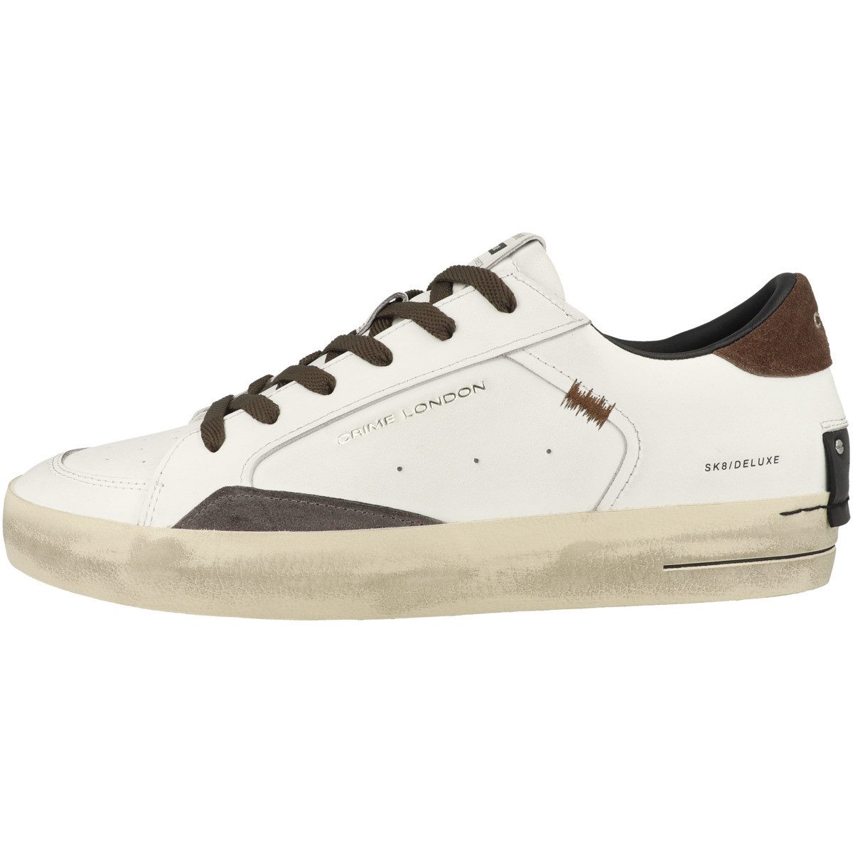 CRIME LONDON SK8 DELUXE Herren Sneaker Turnschuhe, Sportschuhe, Freizeitschuhe, Halbschuhe, Schnürschuhe