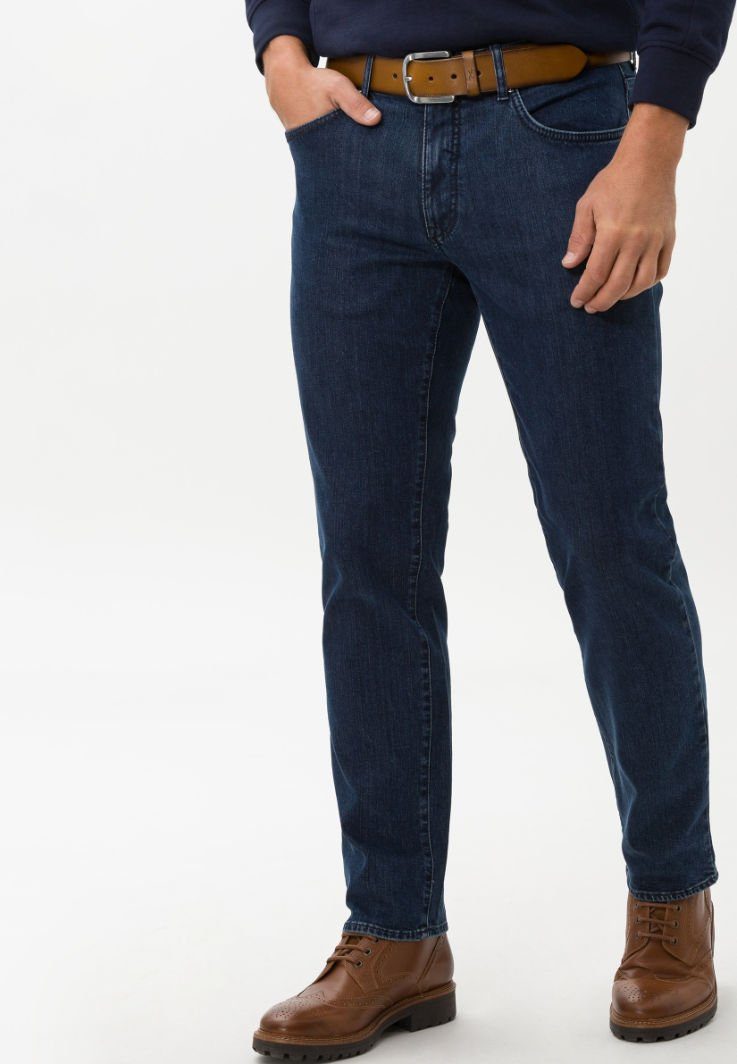 CADIZ darkblue Style Brax 5-Pocket-Jeans
