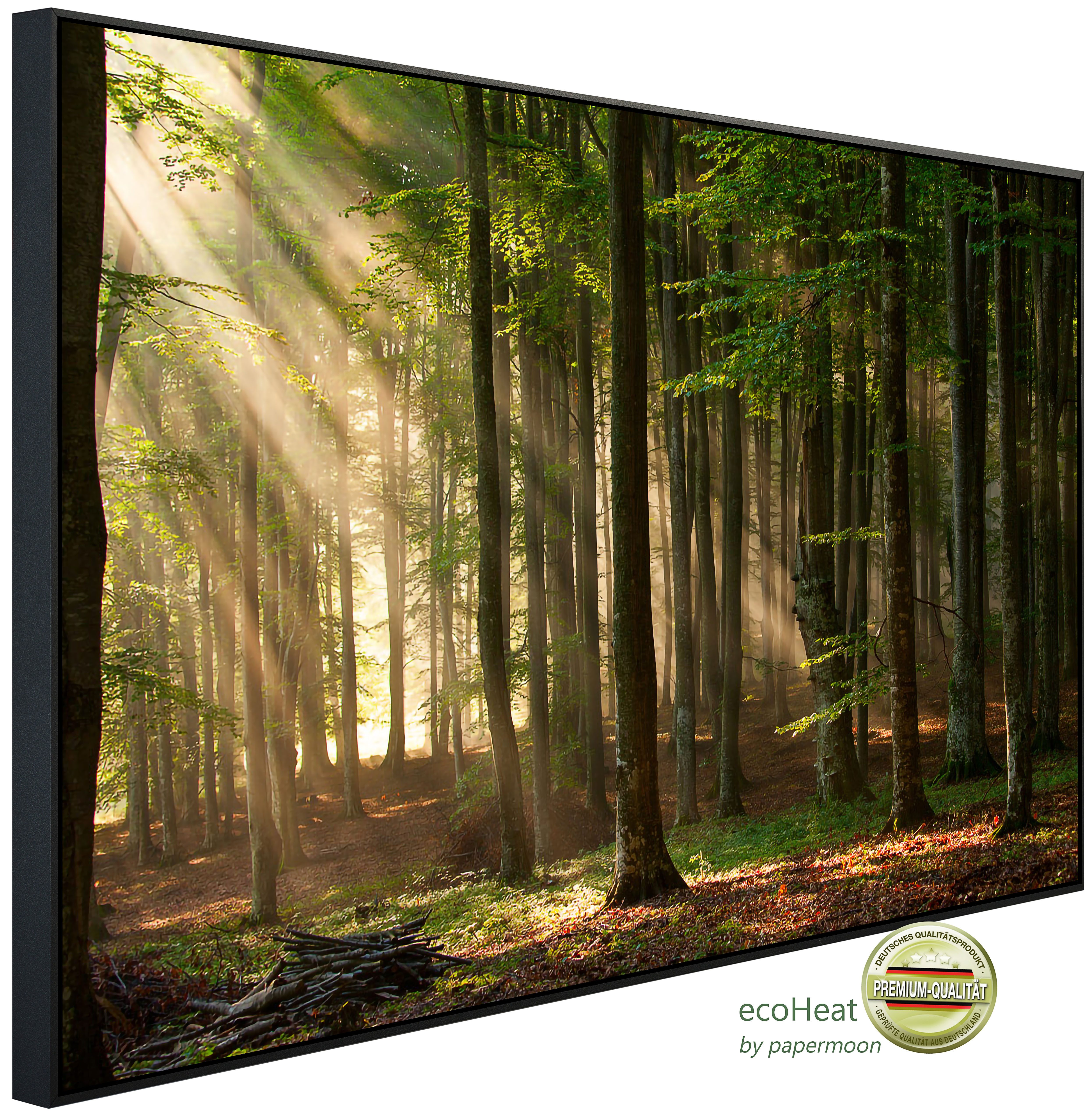 Papermoon Infrarotheizung INFRAROT-BILD-HEIZUNG, Herbstwald, TÜV-Rheinland/GS zertifiziert, angenehme Strahlungswärme