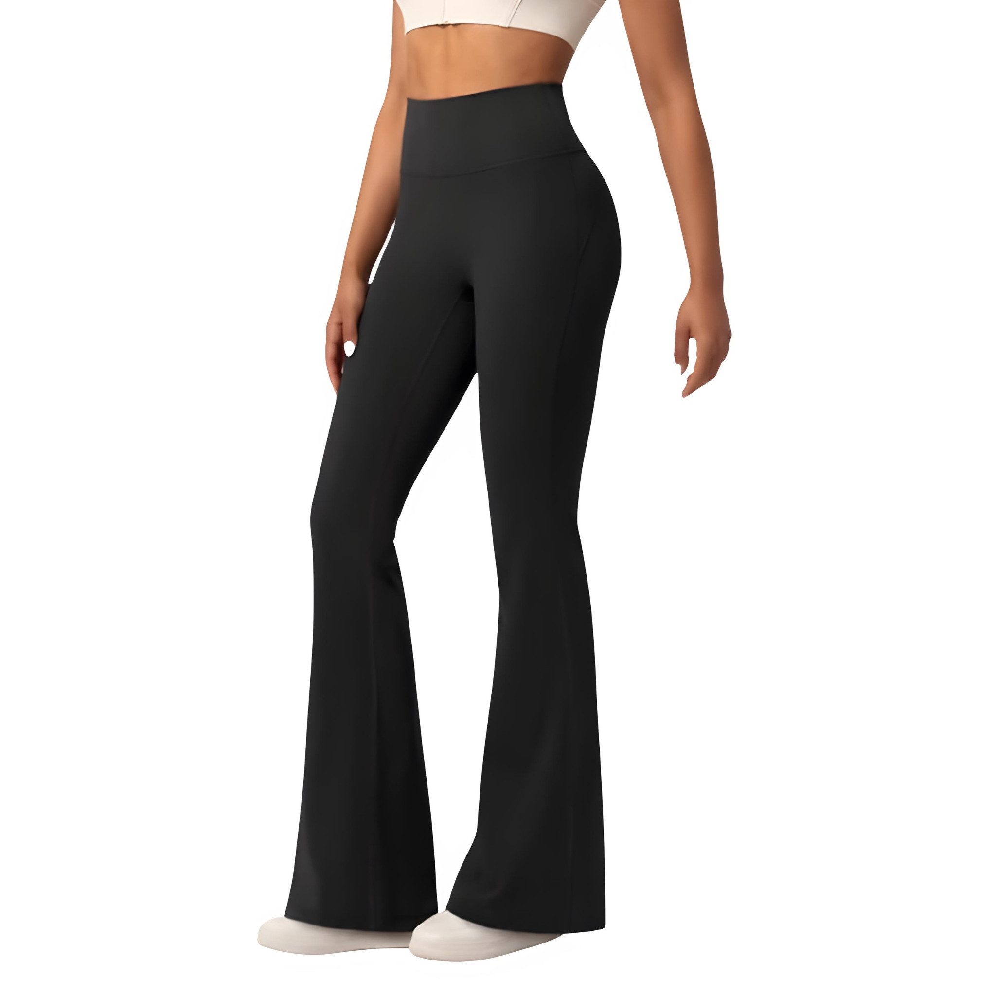 NEXORA Leggings Sporthose, Bootcut Leggings, Yogahose mit Bootcut, Sportleggings blickdicht & figurbetont, atmungsaktiv
