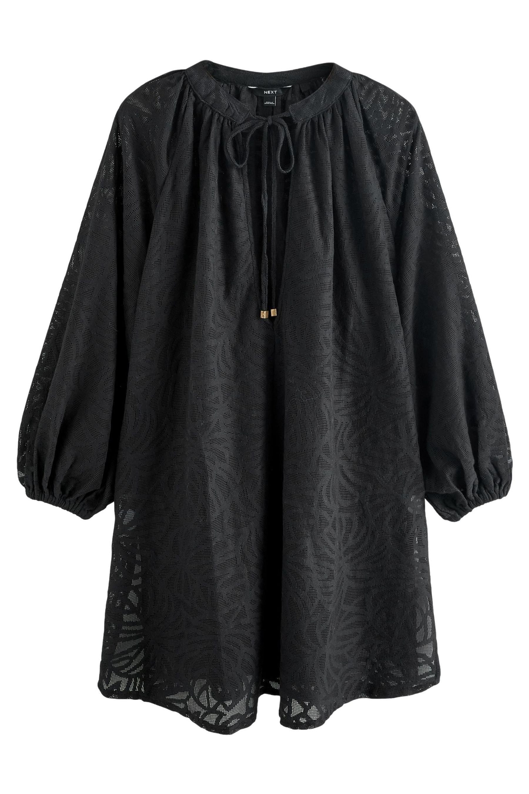 Strandshirt Sommerlicher Jacquard-Cover-up
