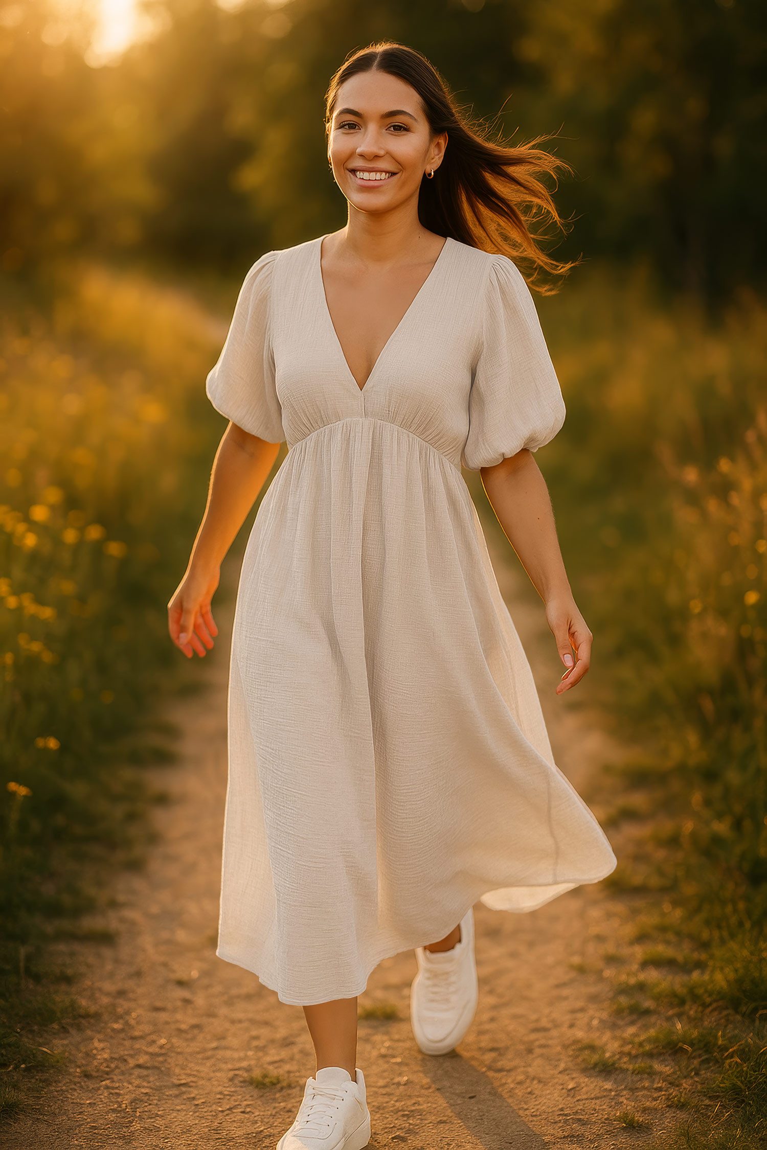 Sommerkleid Damen Musselin 25RSW077