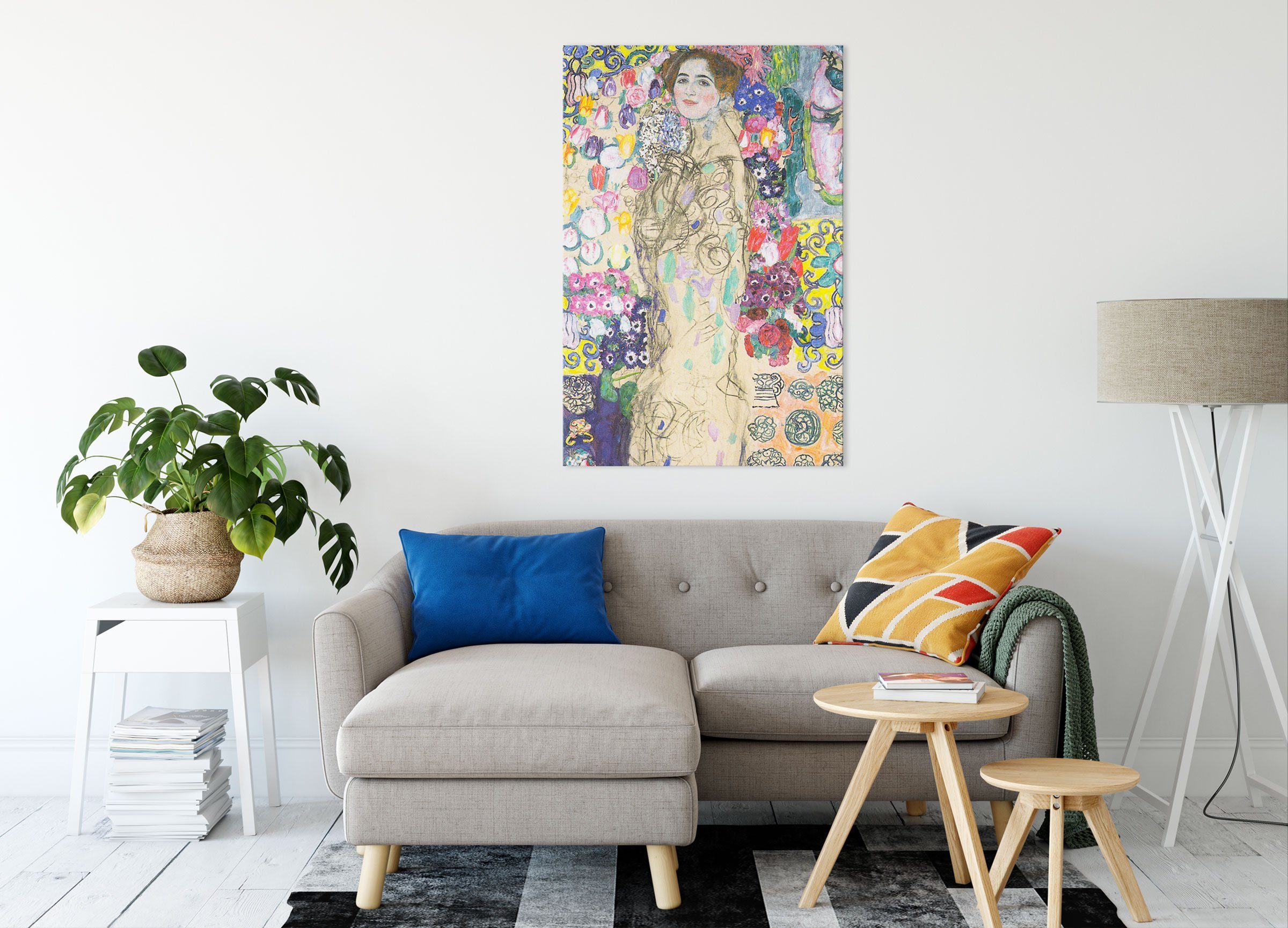Pixxprint Leinwandbild Gustav Klimt - Ria günstig online kaufen