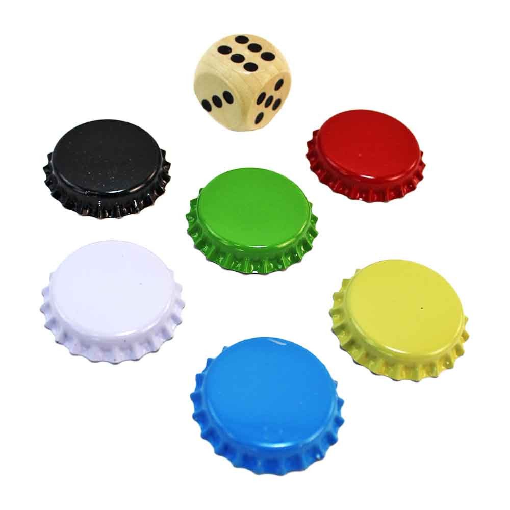 BEMIRO Spiel Trinkspiel Brettspiel "Lets Party" aus Holz