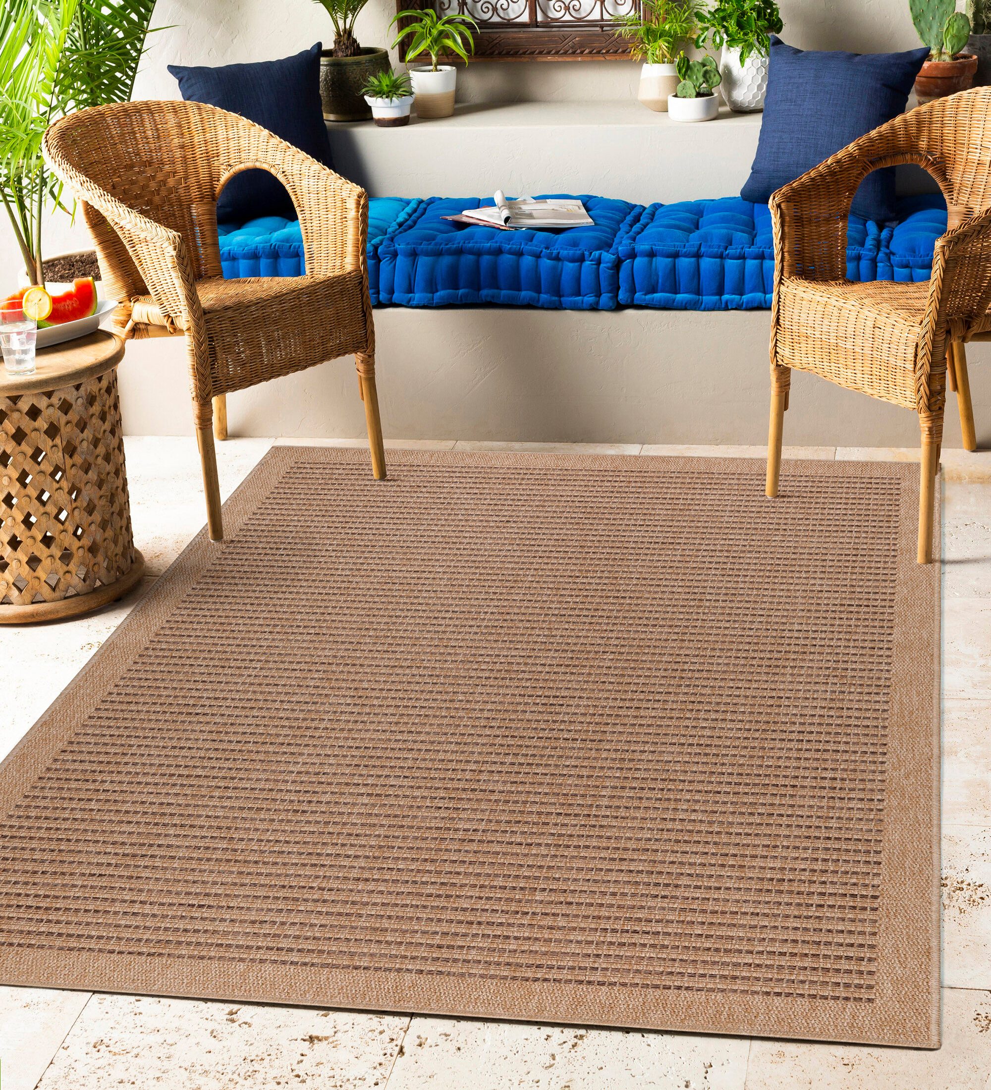 Carpettex Outdoorteppich Vintage Design, Läufer, Höhe: günstig online kaufen