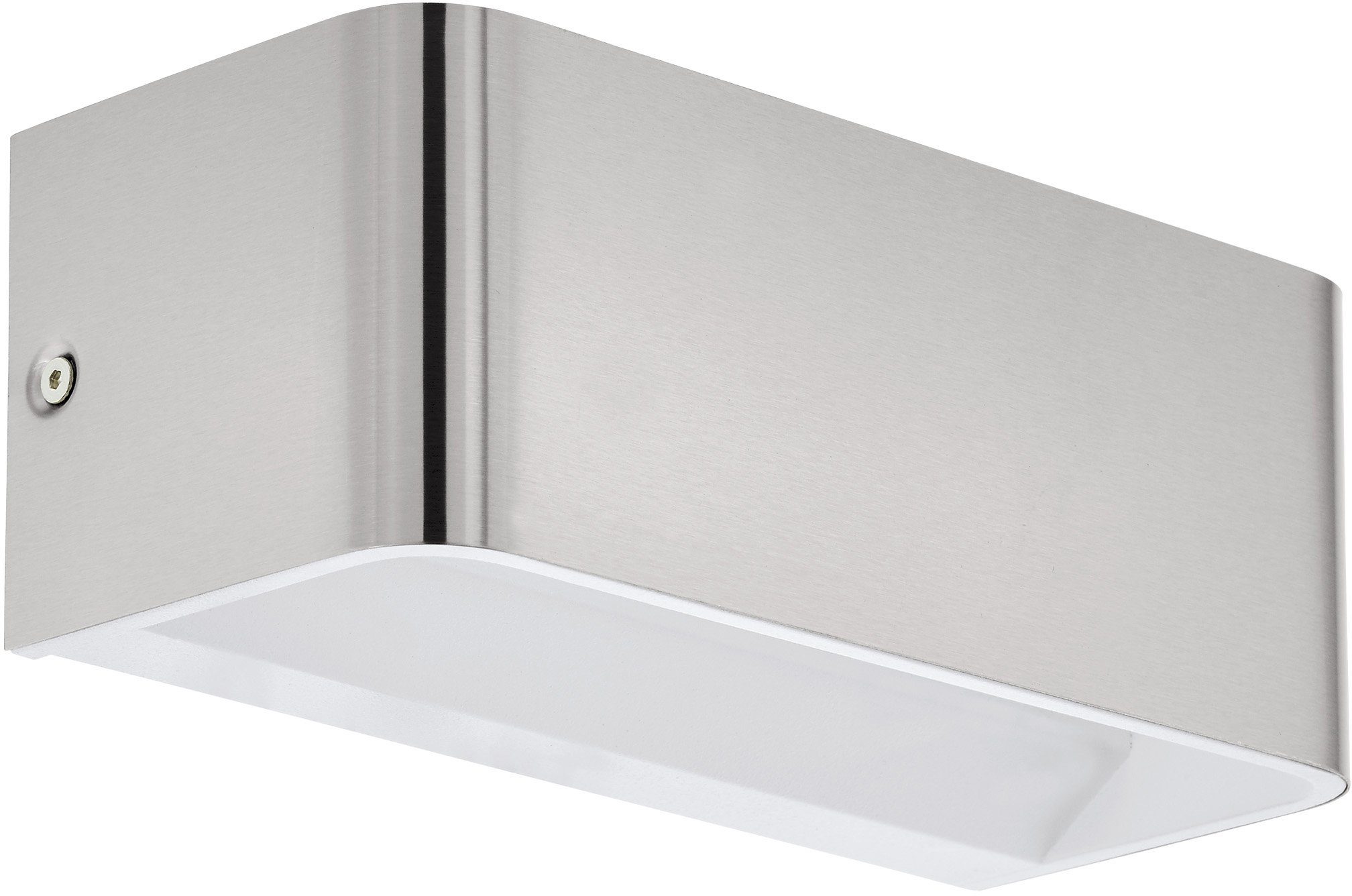 EGLO Wandleuchte SANIA 4, LED fest integriert, Warmweiß, Wohnzimmer, Esszimmer, Flur, minimalistisch, indirektes Licht, 20x8cm