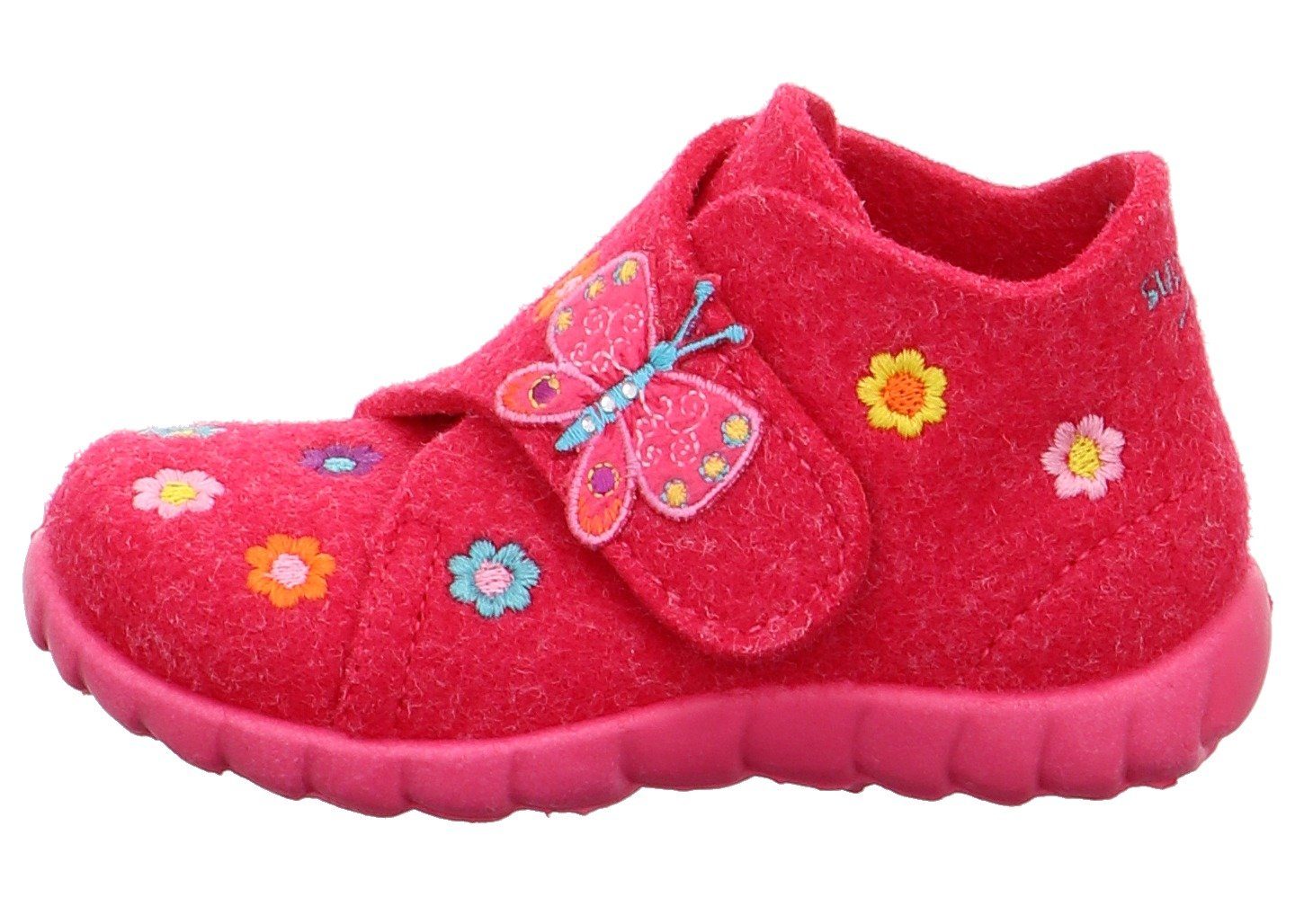 superfit Kinder Hausschuh HAPPY 0-800291-6400 WOLLFILZ rot Hausschuh