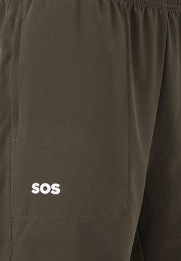 SOS Shorts Niseko aus hochwertigem Stretch-Material