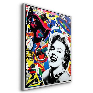 DOTCOMCANVAS® Leinwandbild MARYLIN, Leinwandbild MARYLIN Monroe Pop Art Wandbild hochkant