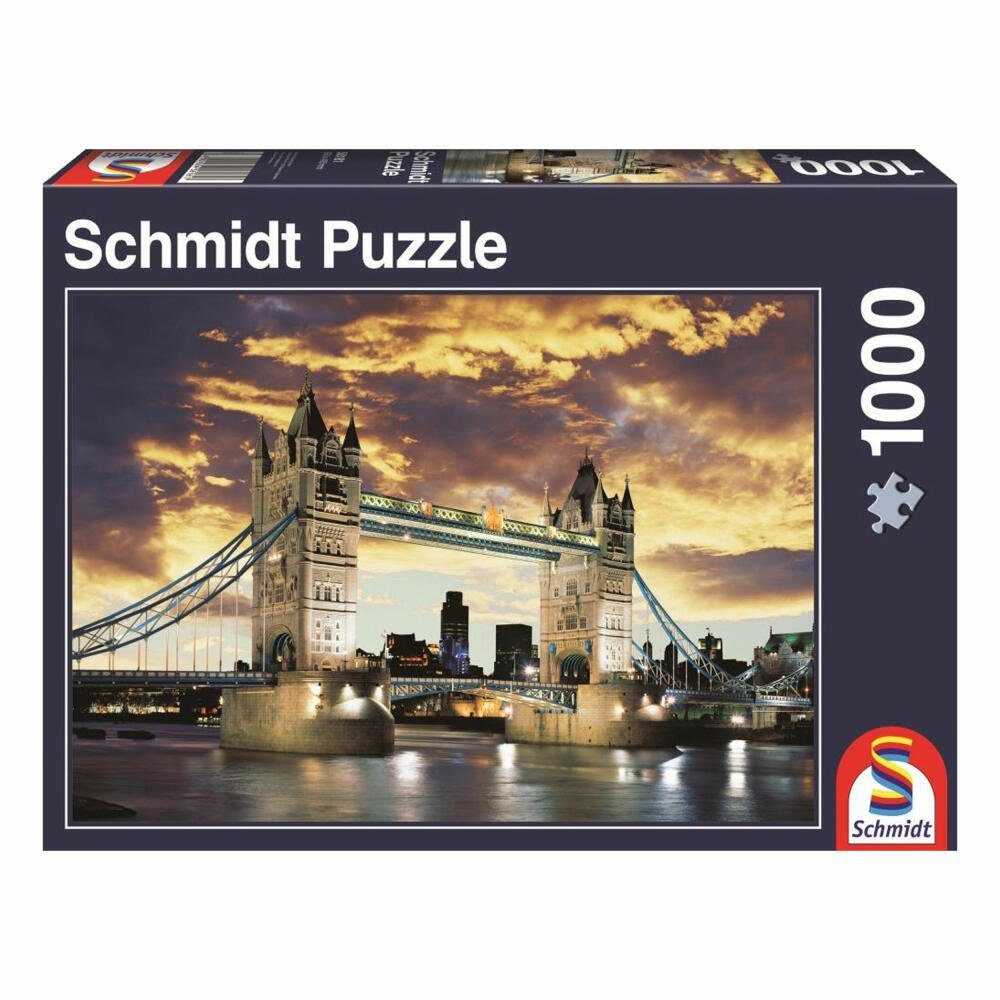 Schmidt Spiele London, 1000 Puzzleteile Bridge Puzzle Tower