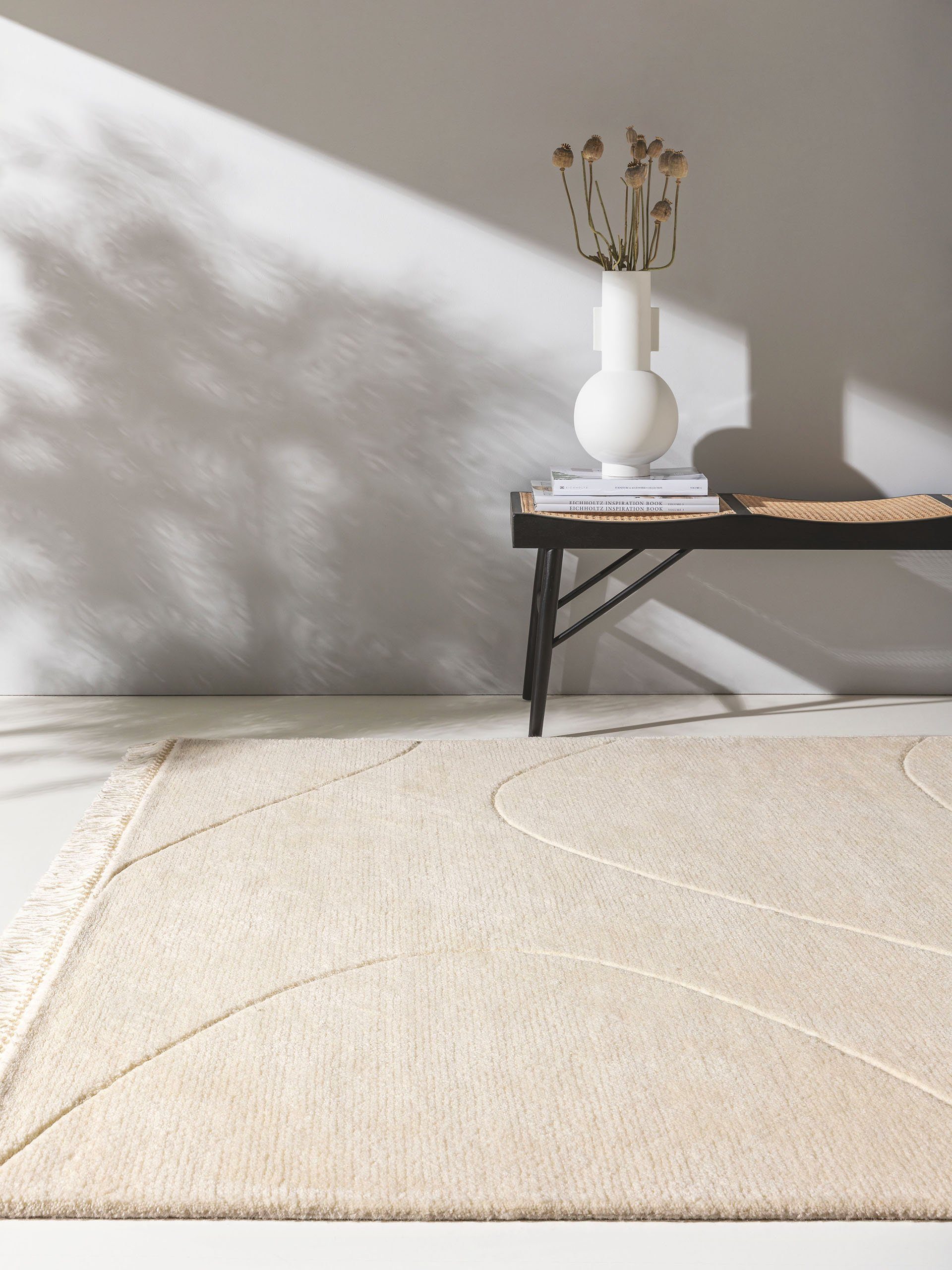 benuta Wollteppich Maroc, rechteckig, Höhe: 21 mm, Kunstfaser, Berber, Ethn günstig online kaufen