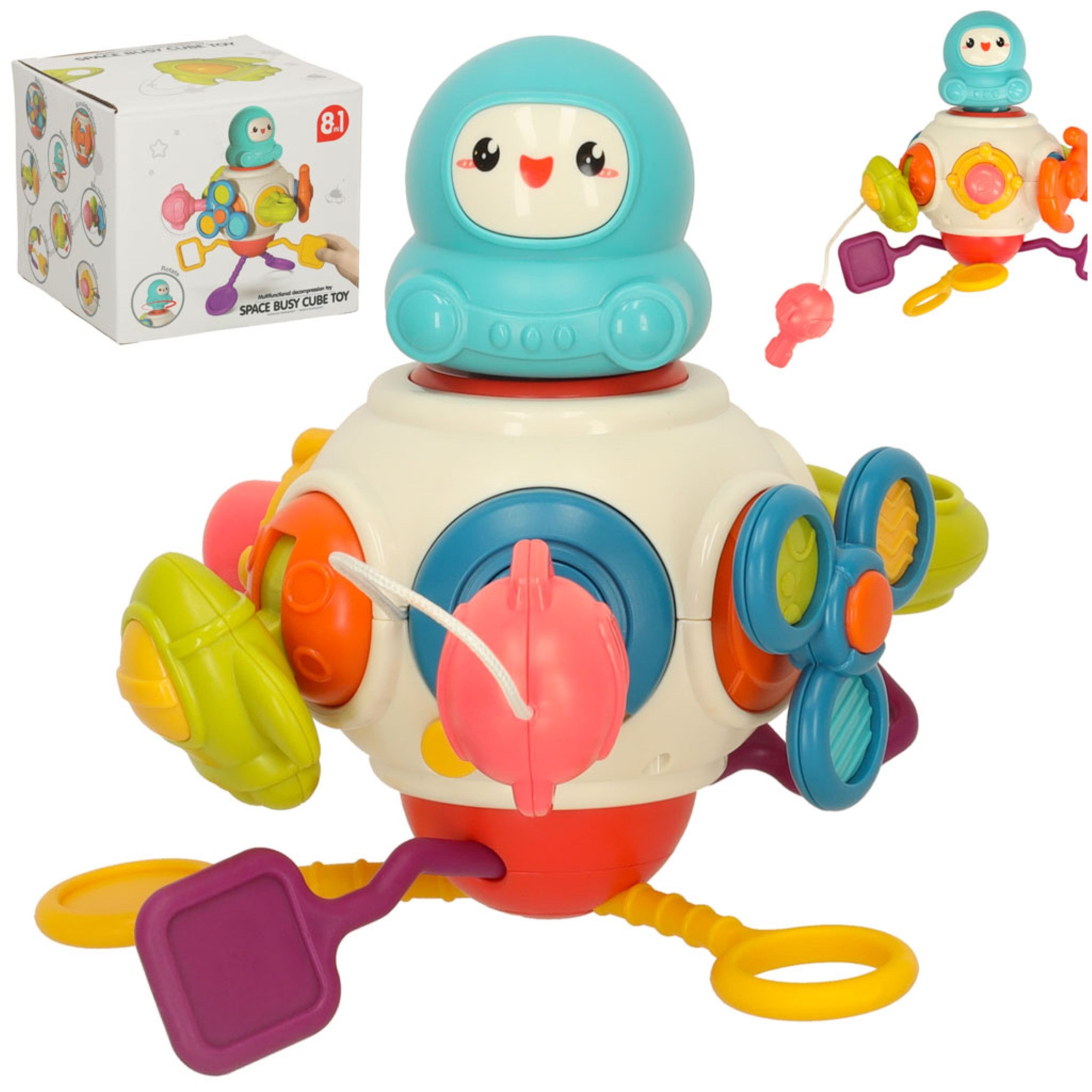 Ikonka Motorikwürfel Sensorisches Babyspielzeug 8-in-1 – günstig online kaufen