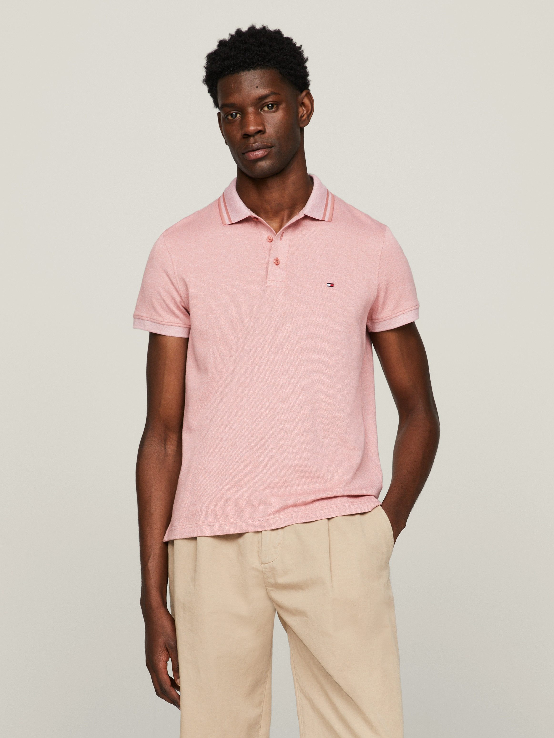 Tommy Hilfiger Poloshirt PRETWIST MOULINE SLIM günstig online kaufen