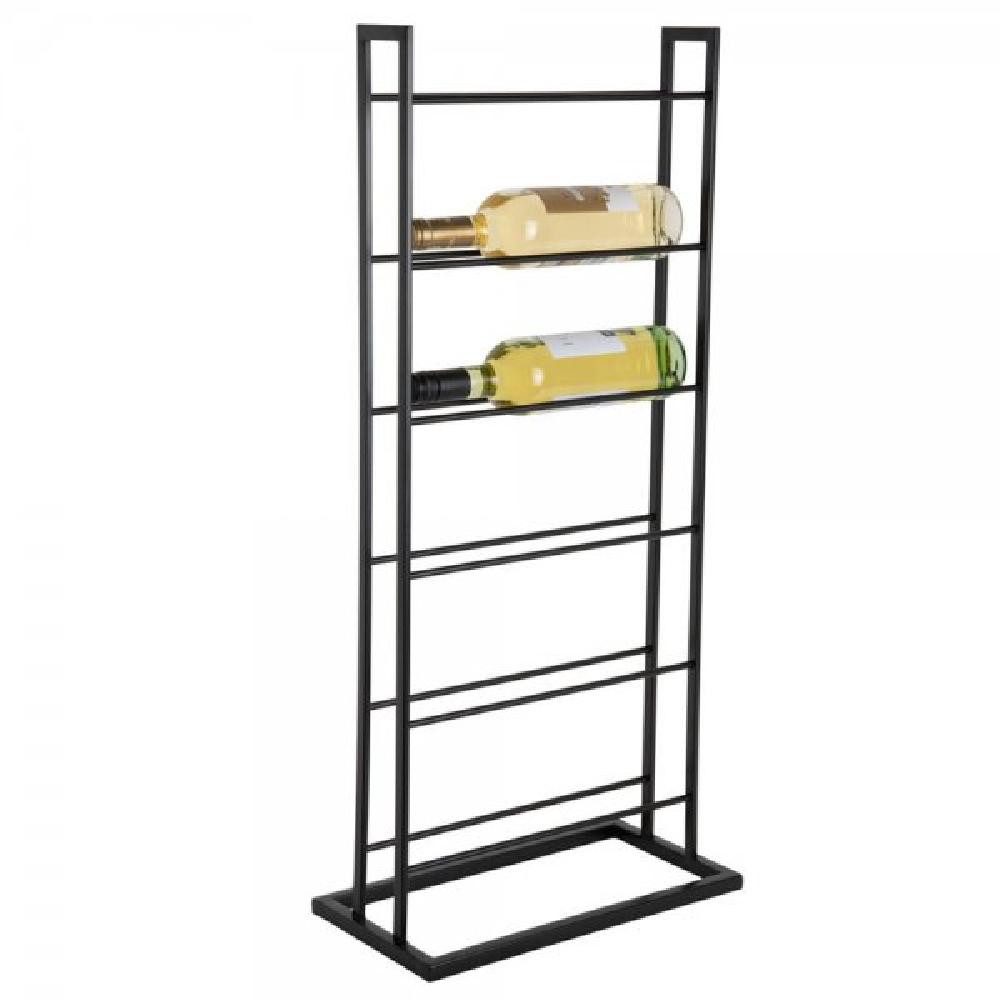 Present Time Weinregal Weinregal Single Floor Wine Rack Schwarz