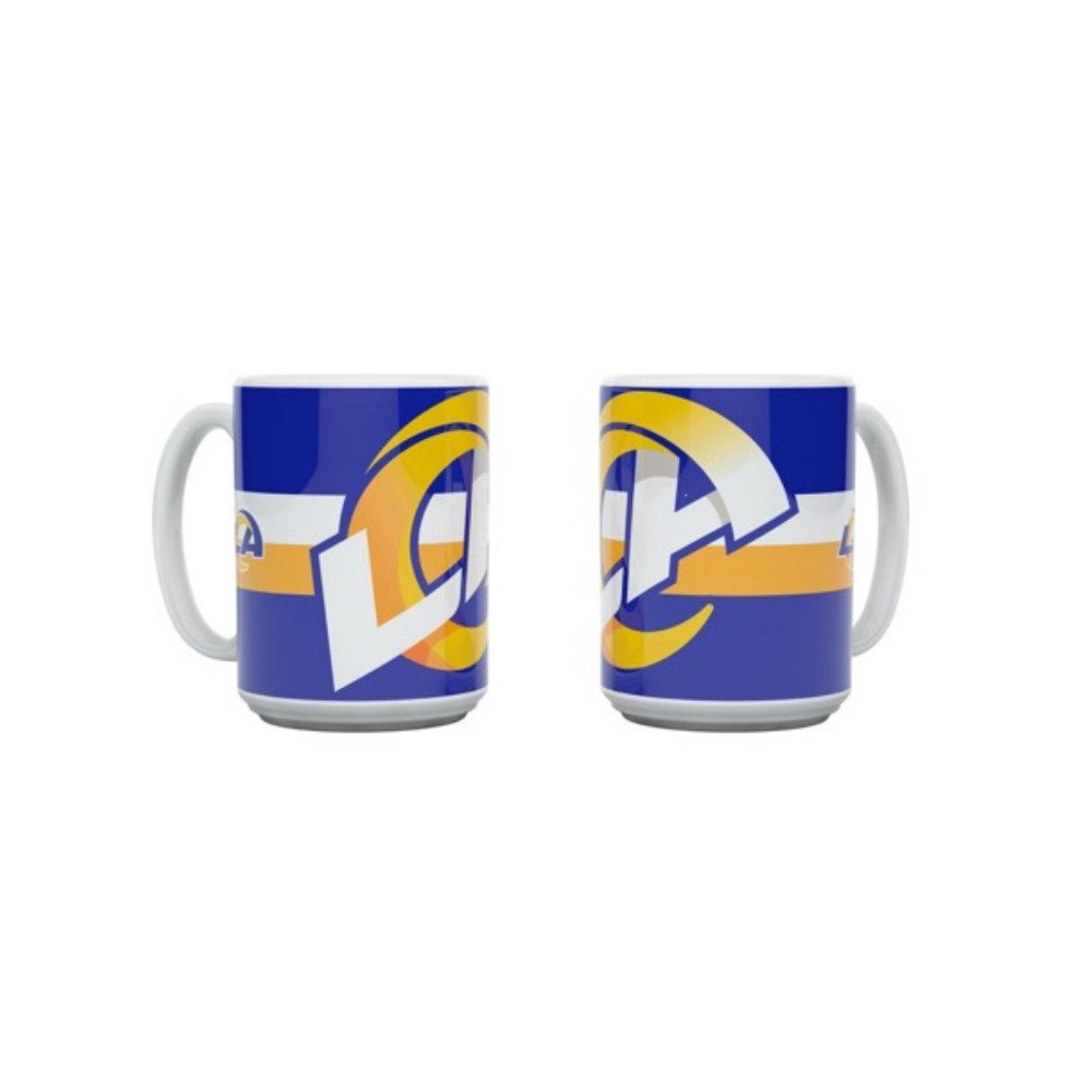Las Vegas Raiders Becher NFL Los Angeles Rams Tasse 'Triple Logo ', Keramik