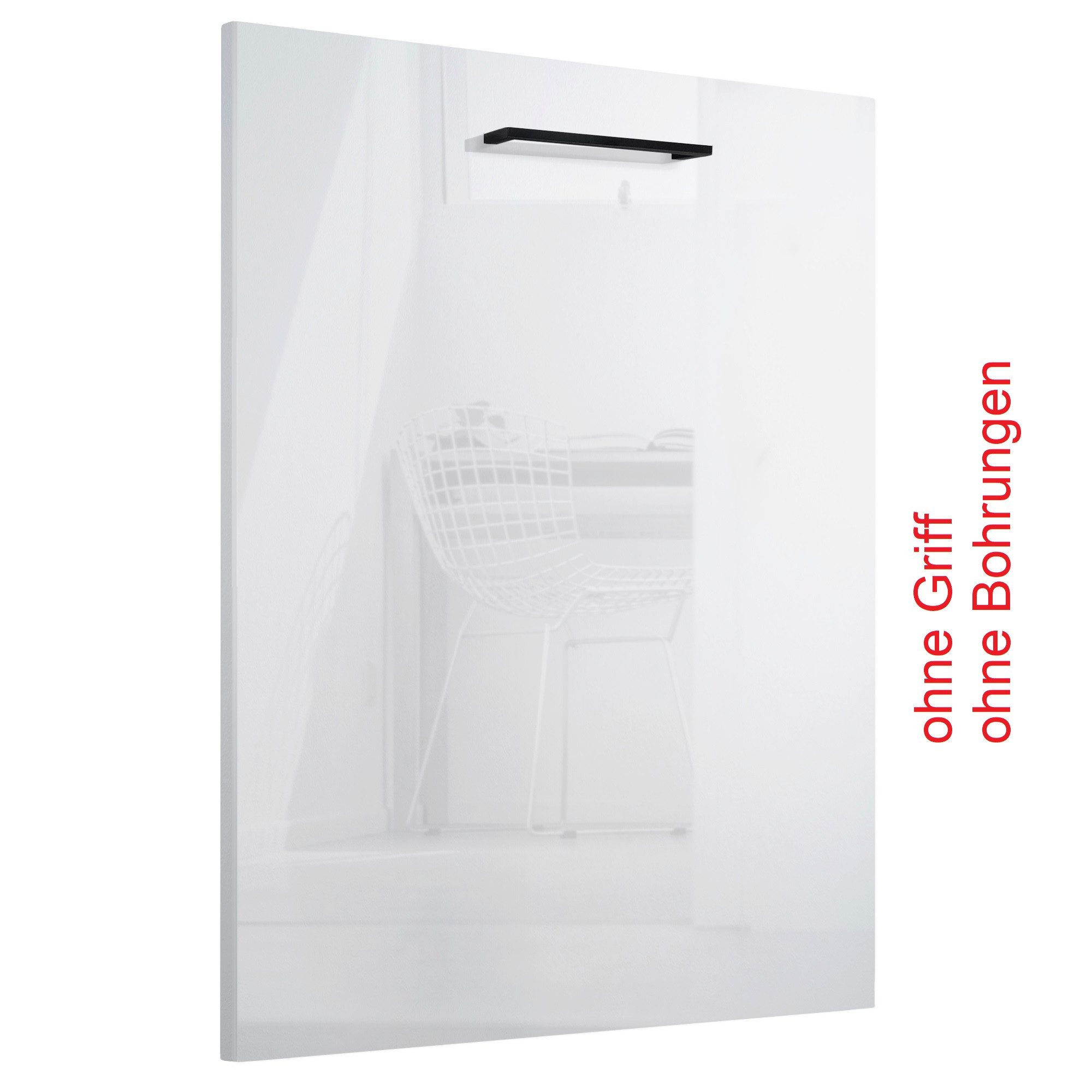 Möbelhandel Klipenstein Frontblende 45/60er Geschirrspülfront, vollintegriert, 19 mm MDF, ohne Griff, 715x594, 715x444