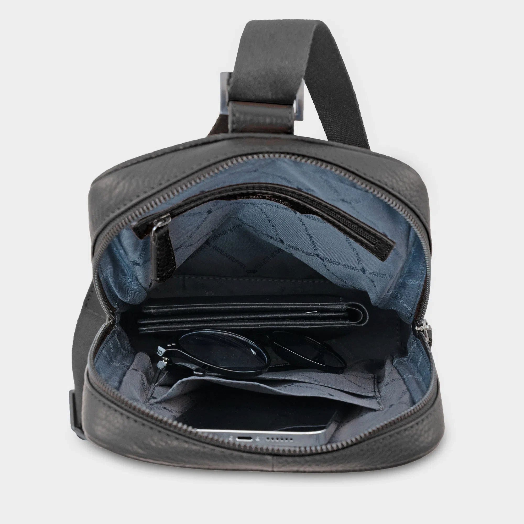 Braun Büffel Gürteltasche THEO Cross Body schwarz