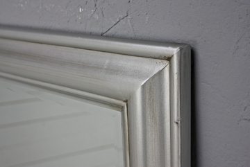 elbmöbel Badspiegel Spiegel schlicht 132x72x5cm, Spiegel: Wandspiegel 132x72x7 silber Badezimmerspiegel klassisches Design