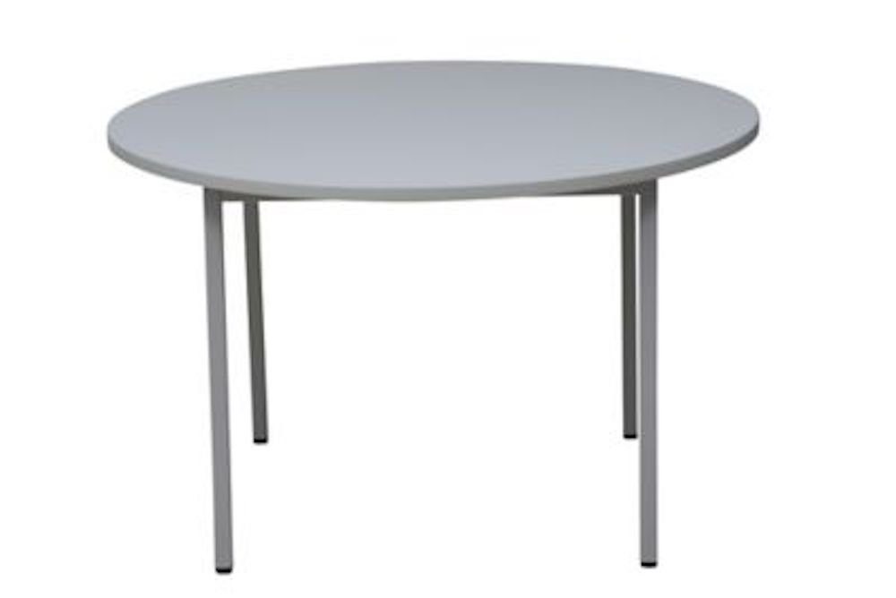 PROREGAL® Konferenztisch Bürotisch Wolf, Rund, HxBxT 75x120x120cm, Grau