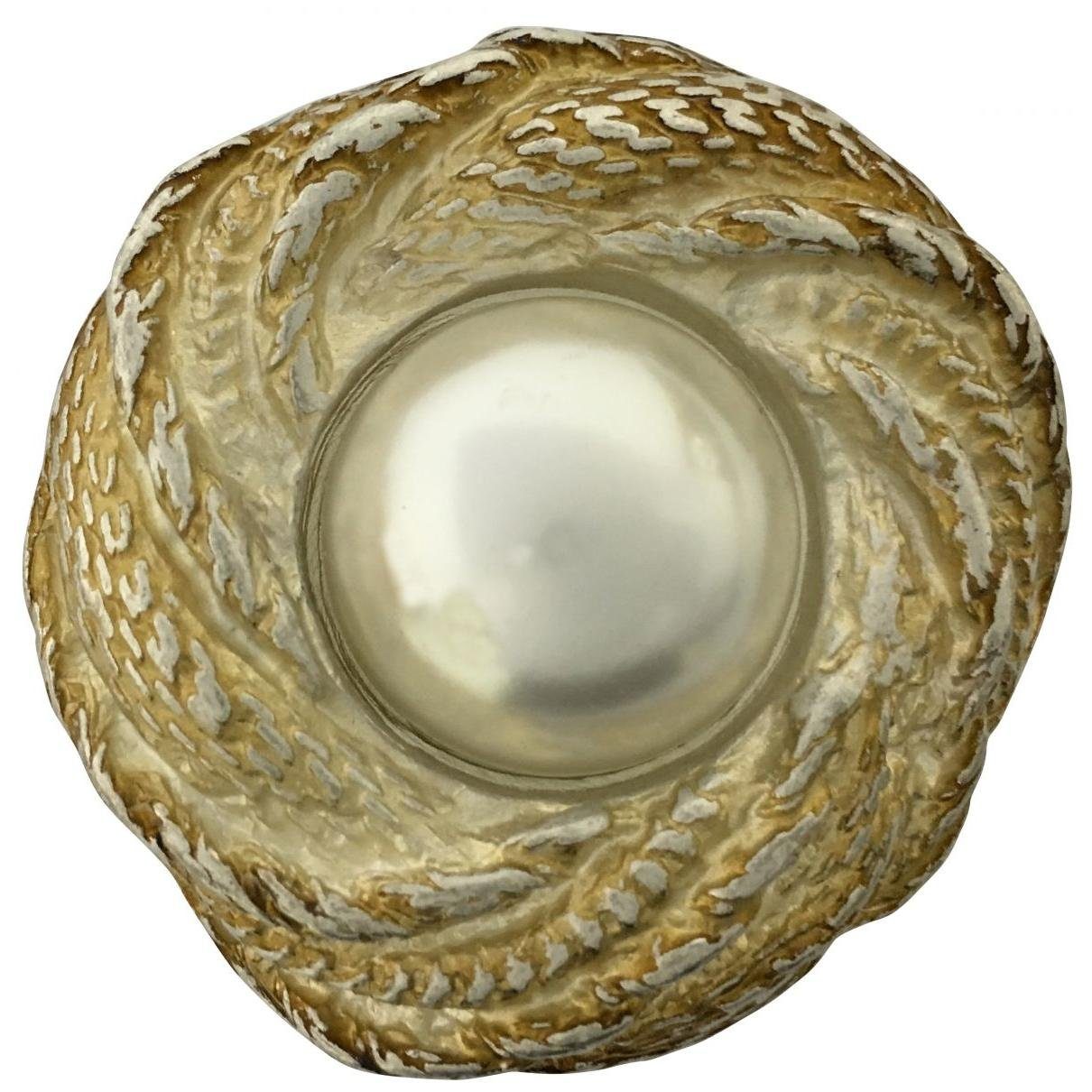 BELTINGER Gürtelschnalle Round Stone 4,0 cm - Buckle Gürtelschließe 40mm - Mit hochwertigem Str Oro vecchio, mit Steinen