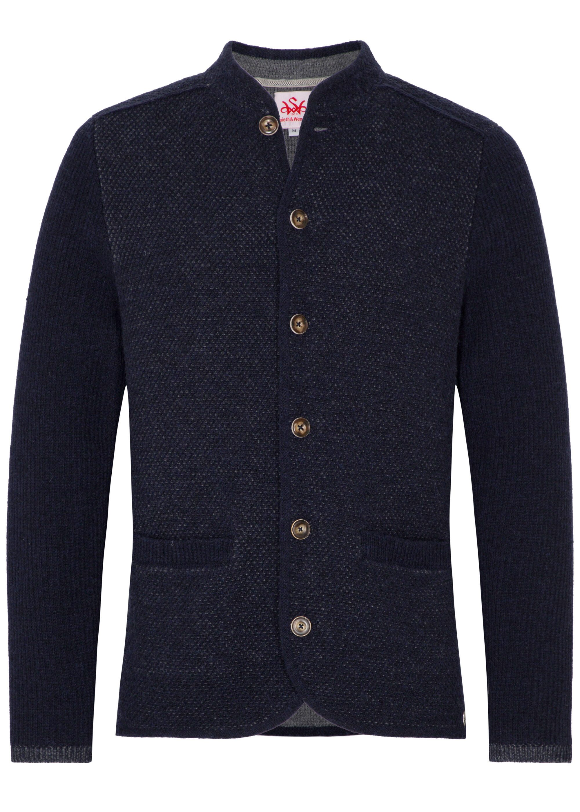 Spieth & Wensky Trachtenstrickjacke Gasteig (1-tlg) mit Stehkragen günstig online kaufen