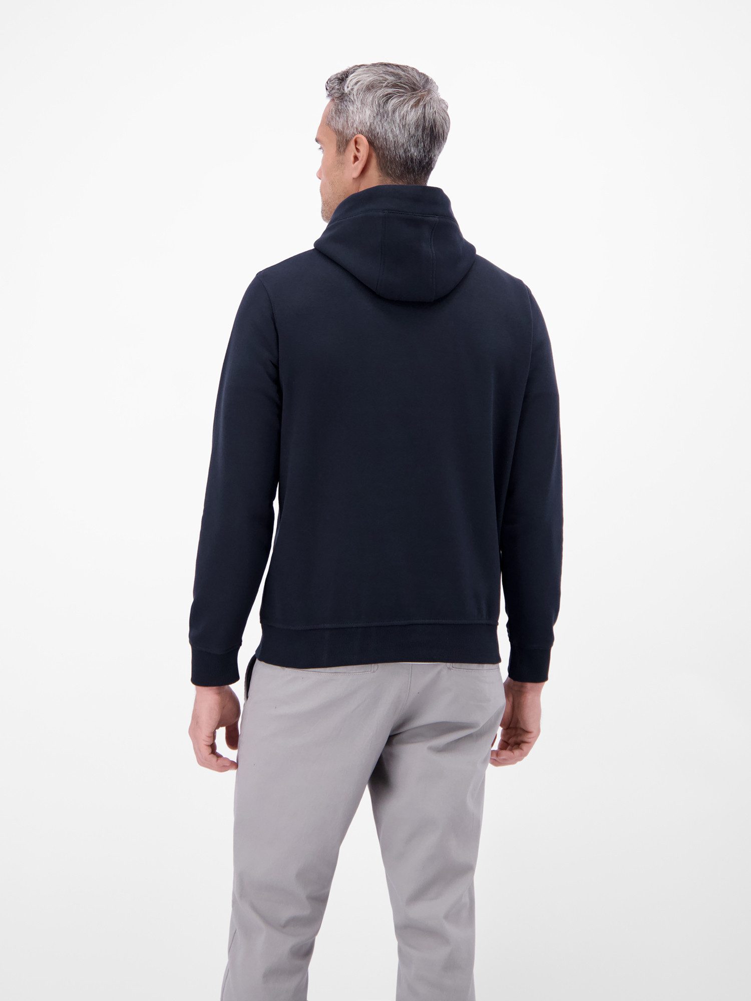 LERROS Hoodie Sweat Hoodie Weicher Hoodie, Kapuze mit Tunnelzug, dezentes Logo, REGULAR FIT