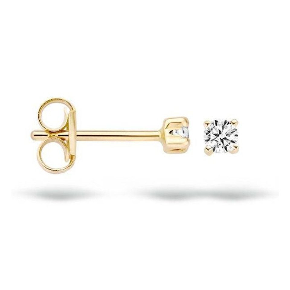 Blush Paar Ohrstecker BLUSH Ohrstecker 14 Karat Gelbgold mit Zirkonia 7138Y günstig online kaufen