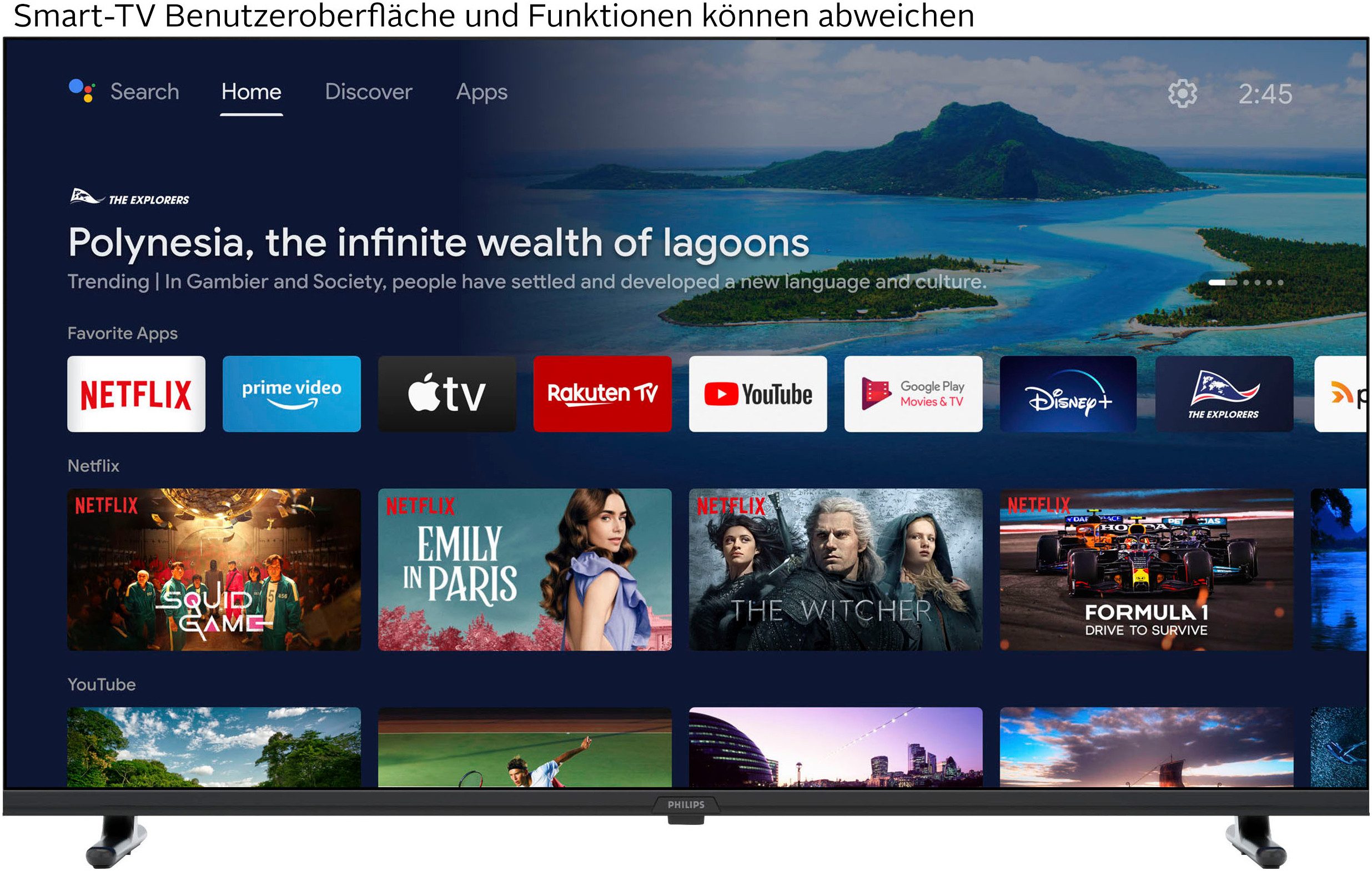 Philips 40PFS6000/12 LED-Fernseher (100 cm/40 Zoll, schwarz ! RABATT: 61.56%